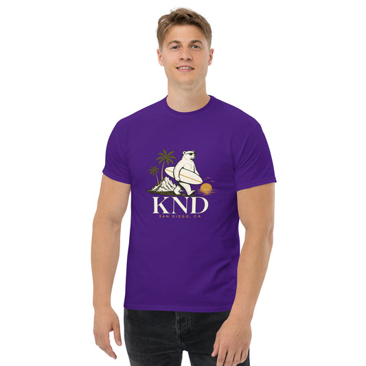 KND Bear Surf Tee — Unisex Cotton Graphic T-Shirt - KND Brand
