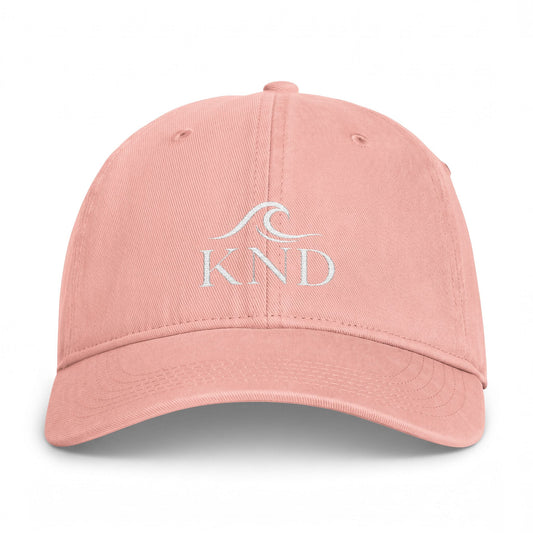 KND Coastal Washed Cap – KND Wave Embroidered Beach Hat - KND Brand