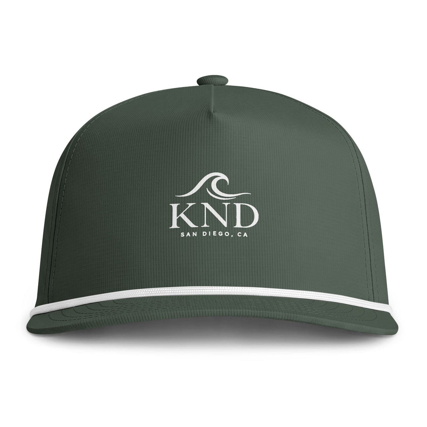 KND Rope-Trim Surf Cap — KND San Diego Wave Logo Hat - KND Brand