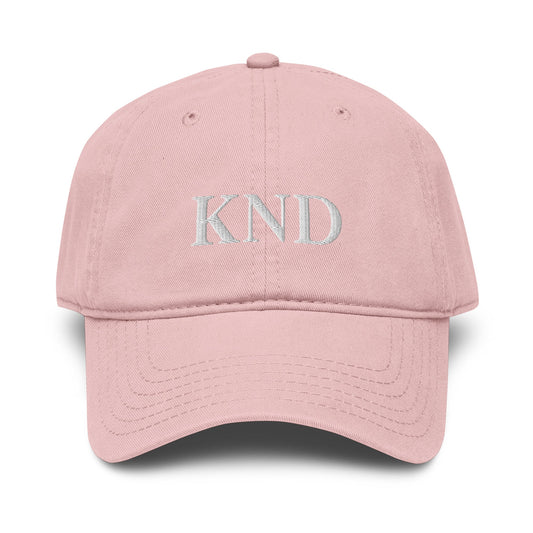 KND Signature Hat — Embroidered Cotton Baseball Cap - KND Brand