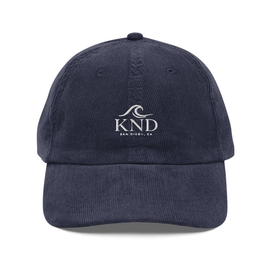 KND Vintage Corduroy Cap | Low-Profile Embroidered Hat - KND Brand