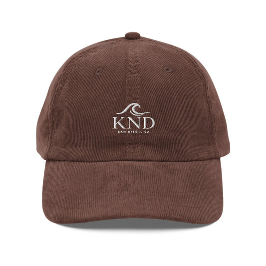 KND Vintage Corduroy Cap | Low-Profile Embroidered Hat - KND Brand