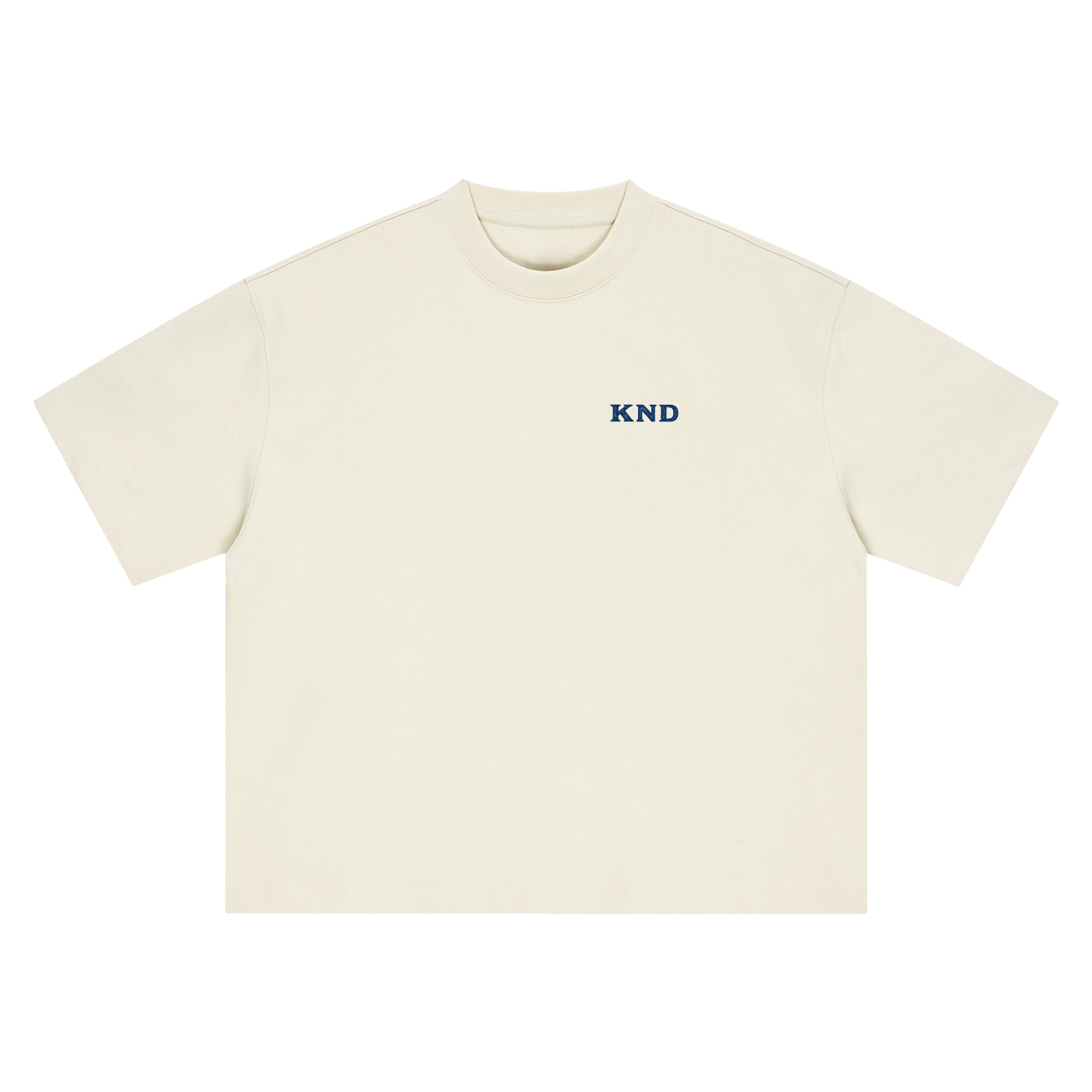Swami's Surf Tee, Mild Apricot — front view of the boxy oversized cotton tee