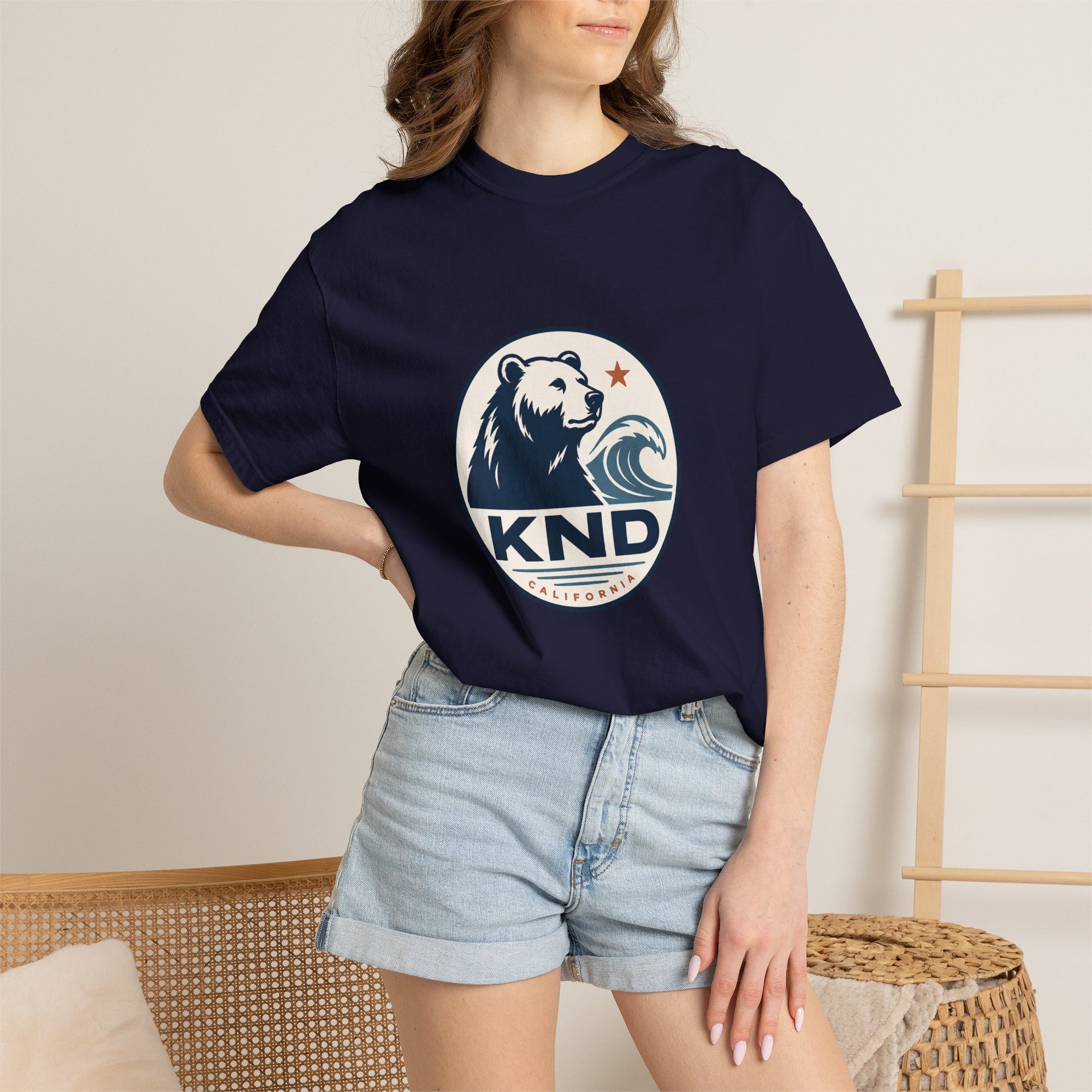 KND West Coast Energy Tee garment-dyed unisex graphic T-shirt - KND Brand