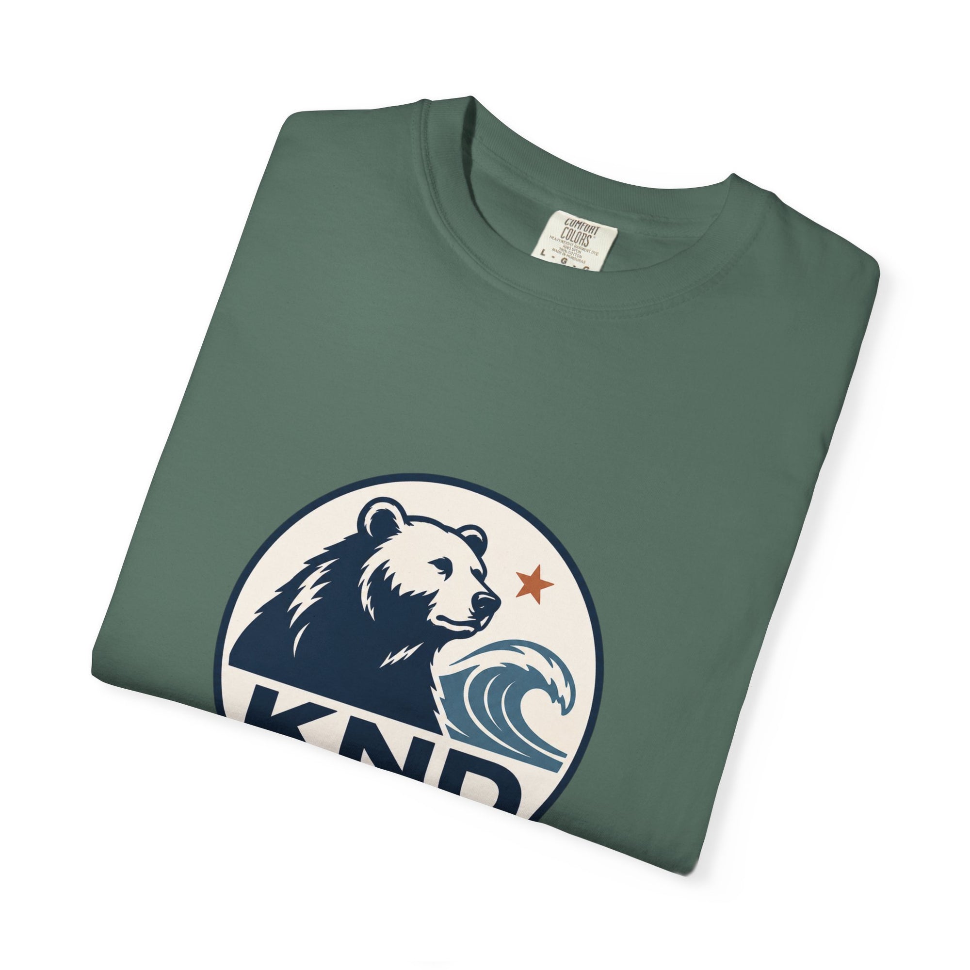 KND West Coast Energy Tee garment-dyed unisex graphic T-shirt - KND Brand