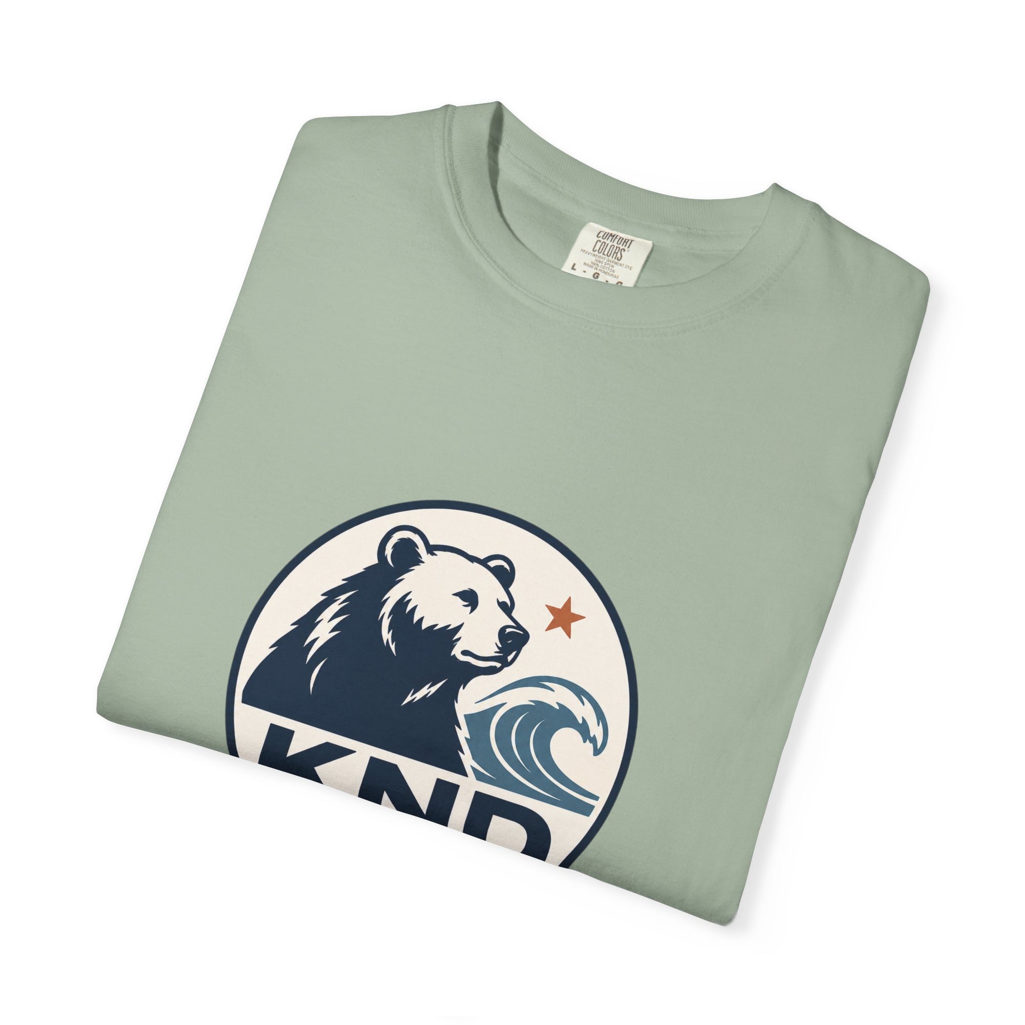 KND West Coast Energy Tee garment-dyed unisex graphic T-shirt - KND Brand