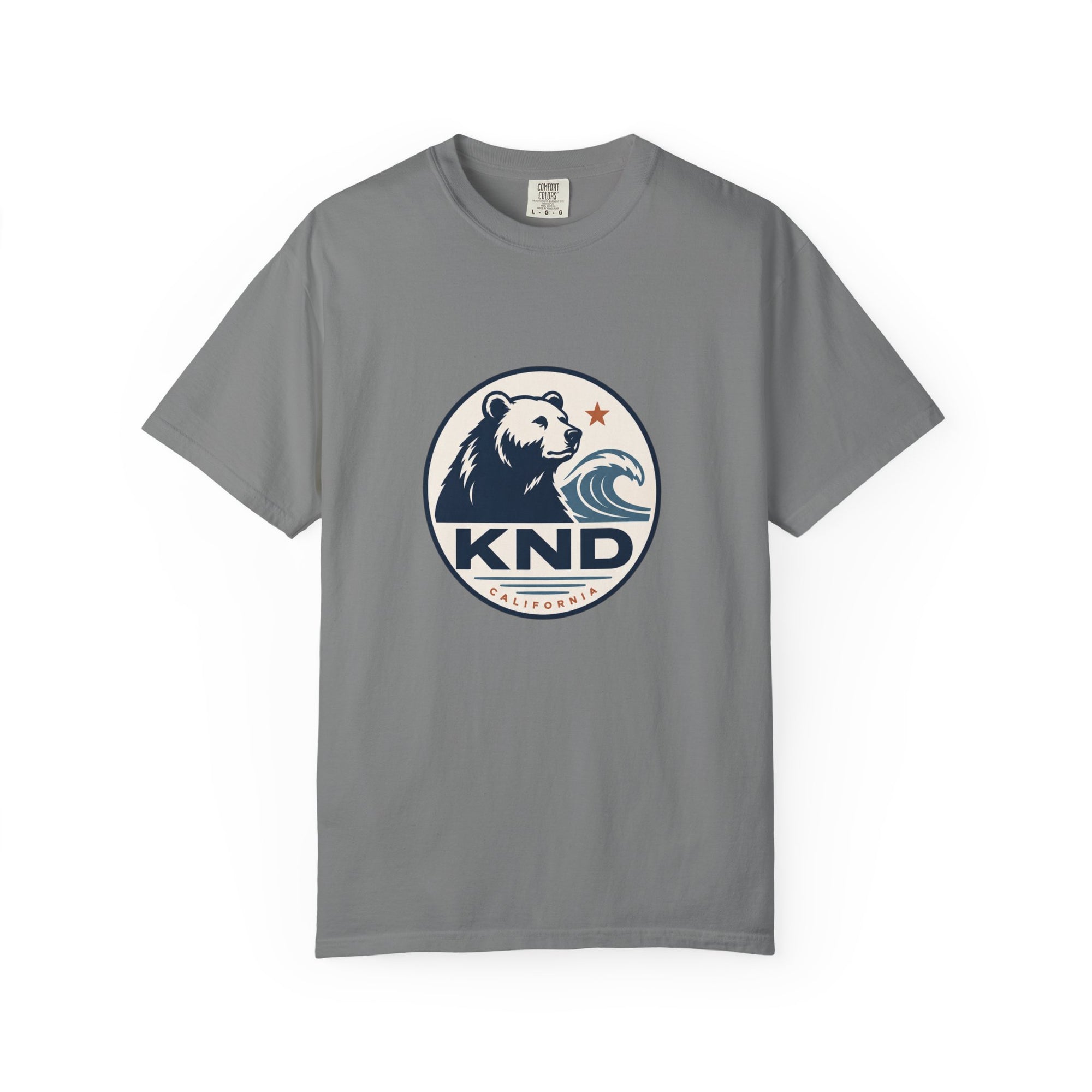 KND West Coast Energy Tee garment-dyed unisex graphic T-shirt - KND Brand