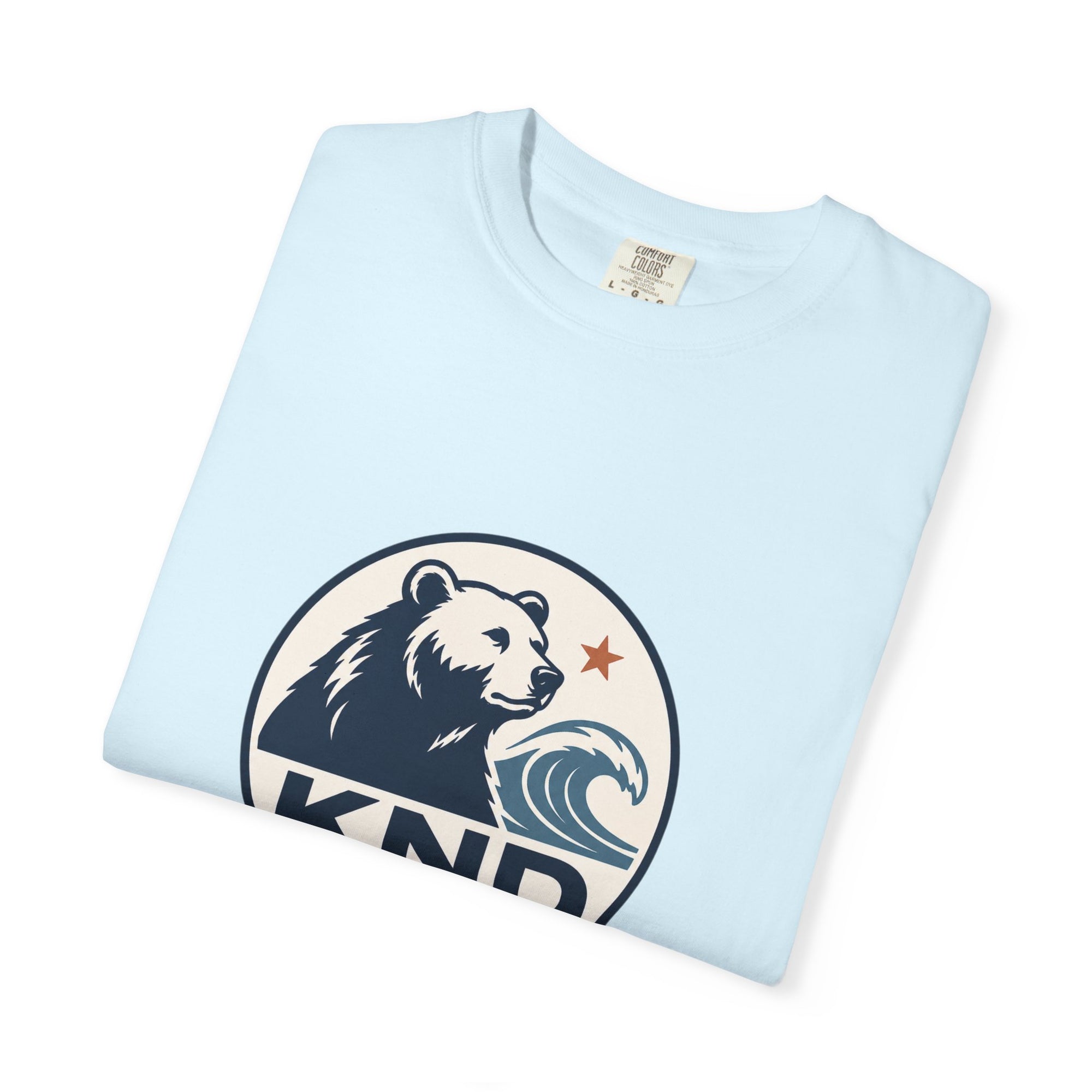 KND West Coast Energy Tee garment-dyed unisex graphic T-shirt - KND Brand
