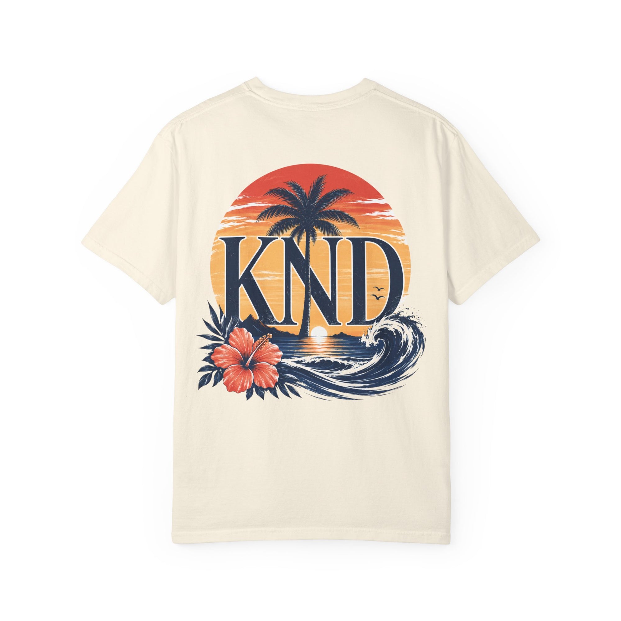 KND Coastal Culture Tee garment-dyed unisex graphic T-shirt - KND Brand