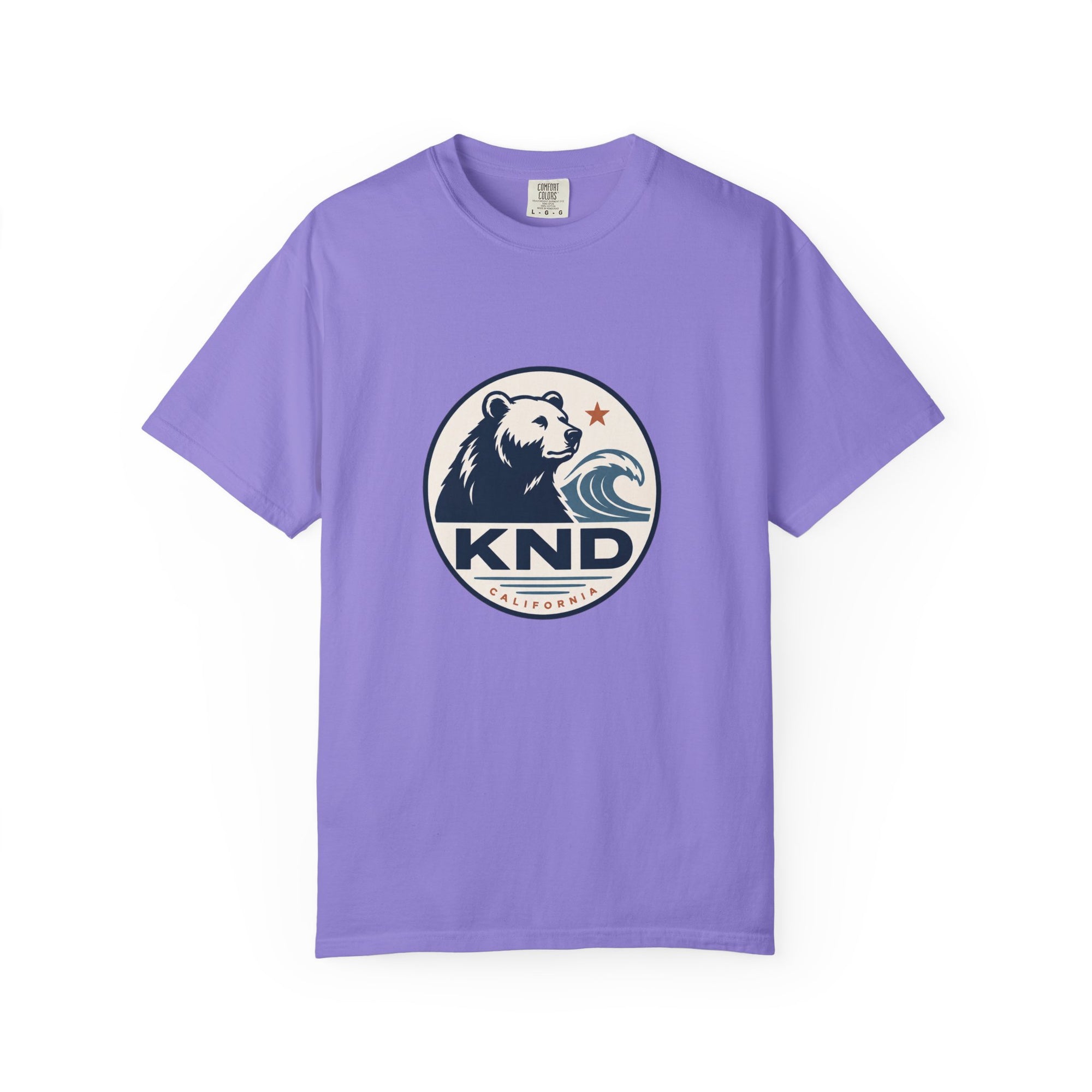 KND West Coast Energy Tee garment-dyed unisex graphic T-shirt - KND Brand