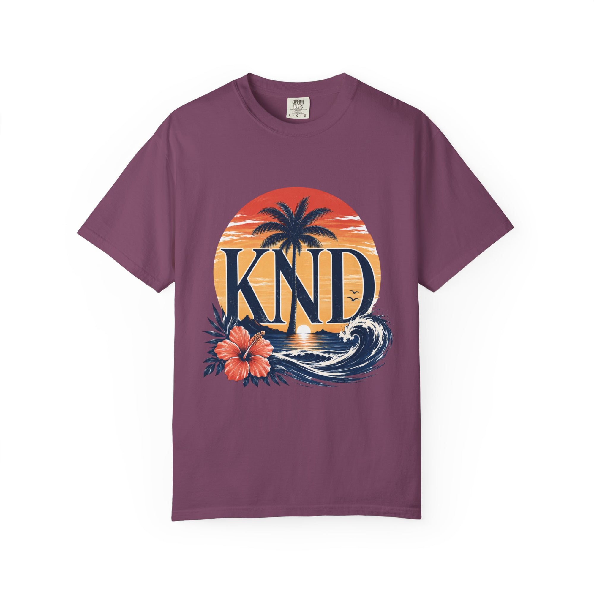 KND Classic garment-dyed graphic T-shirt - KND Brand