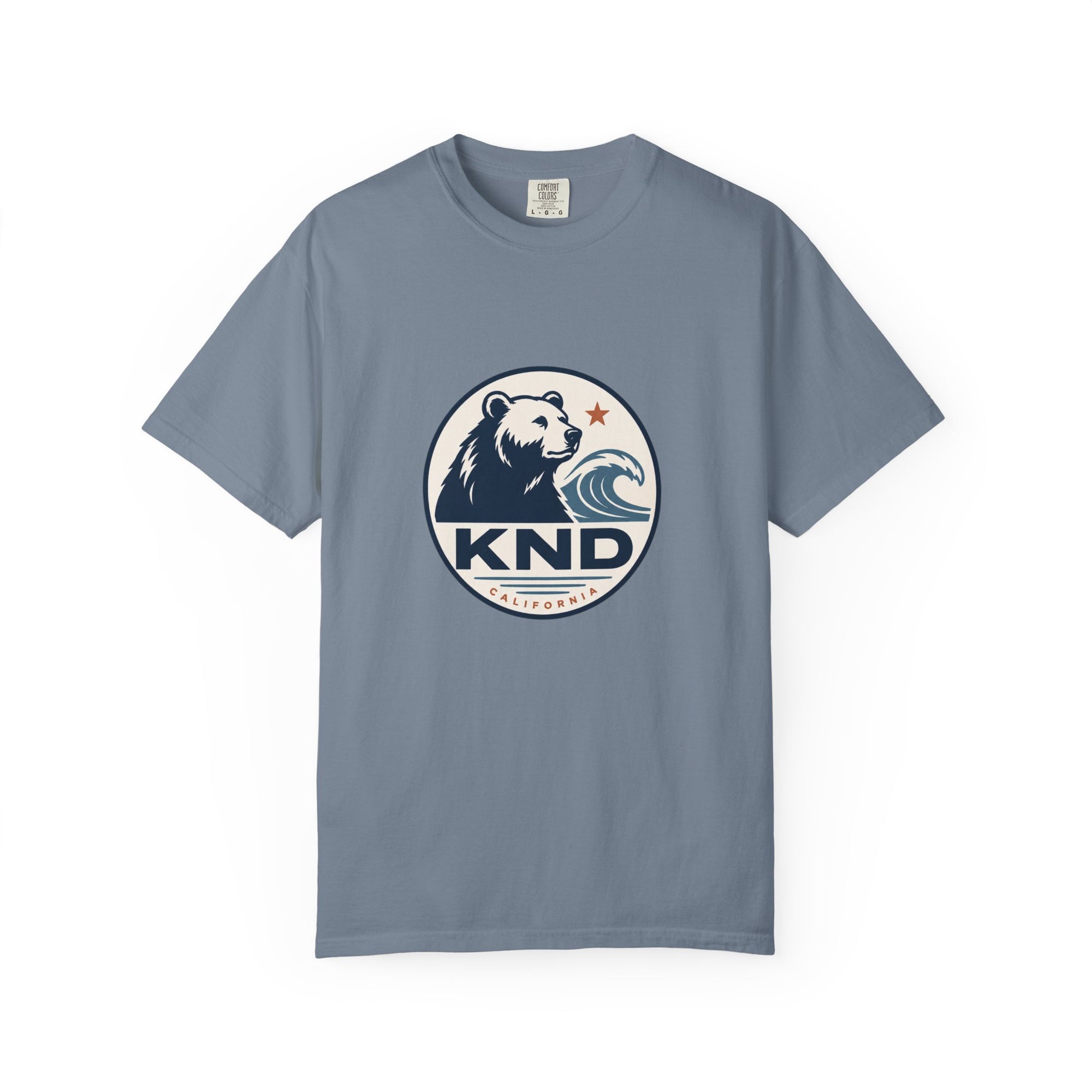 KND West Coast Energy Tee garment-dyed unisex graphic T-shirt - KND Brand