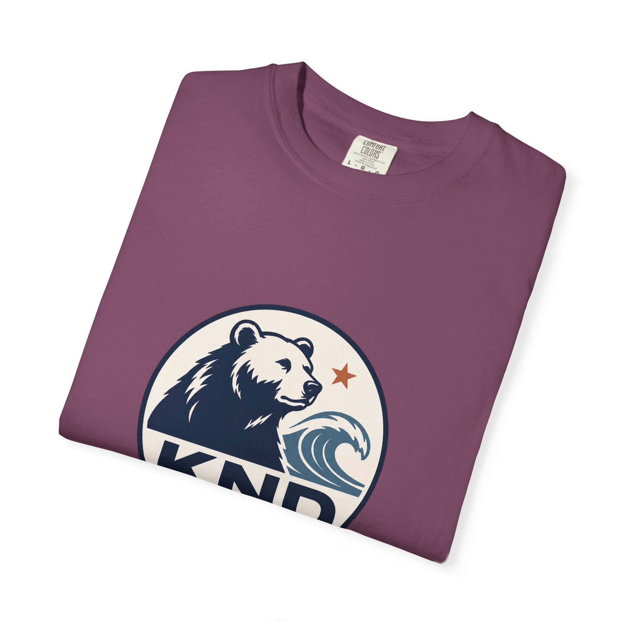 KND West Coast Energy Tee garment-dyed unisex graphic T-shirt - KND Brand