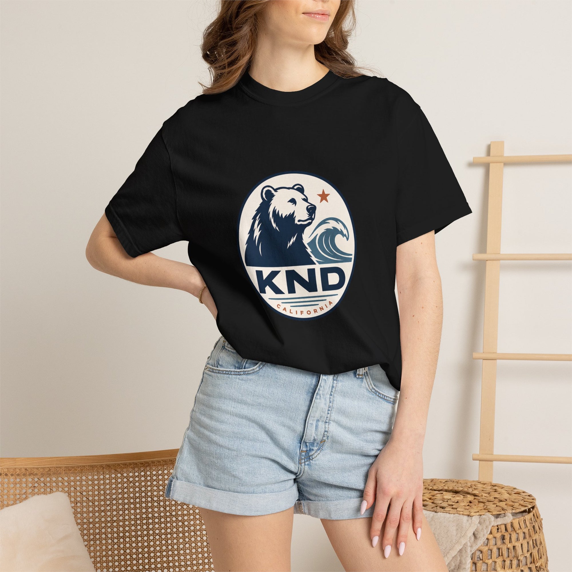 KND West Coast Energy Tee garment-dyed unisex graphic T-shirt - KND Brand