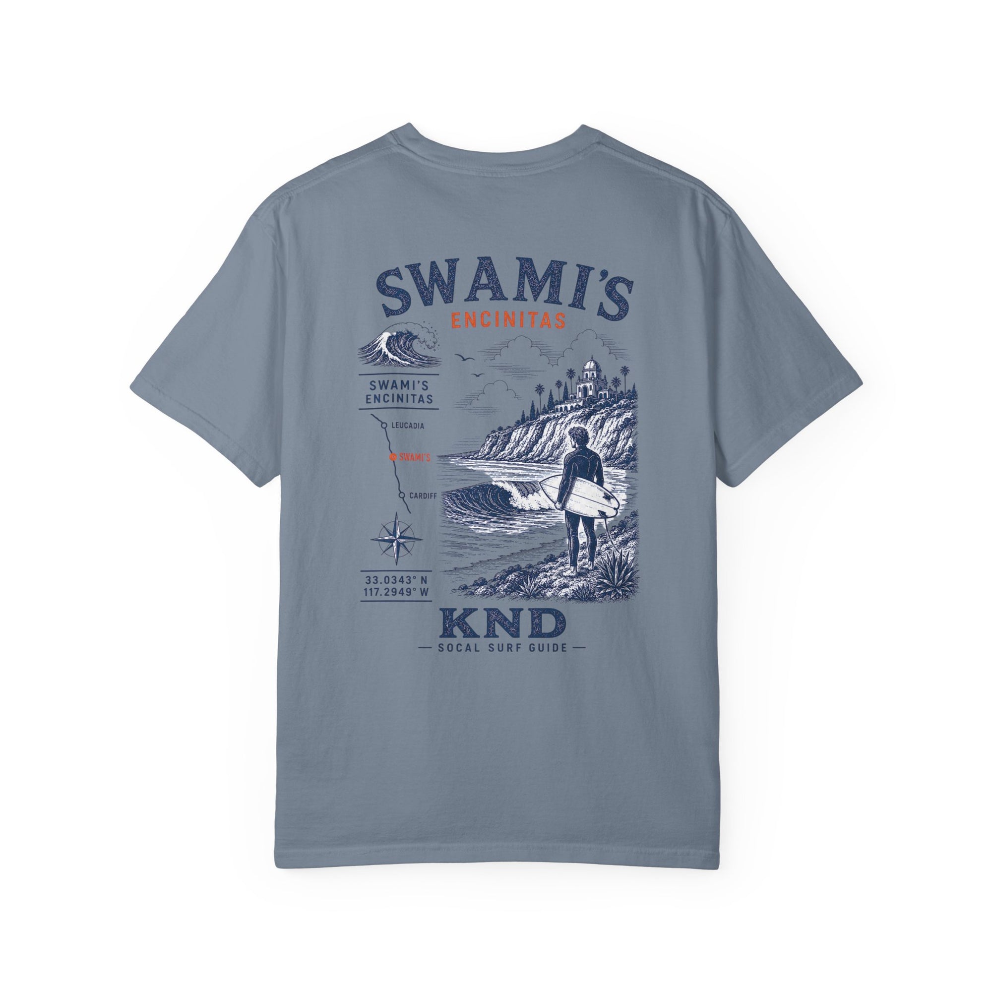 Swami’s Surf Tee — Garment-Dyed Heavyweight Cotton | KND SoCal