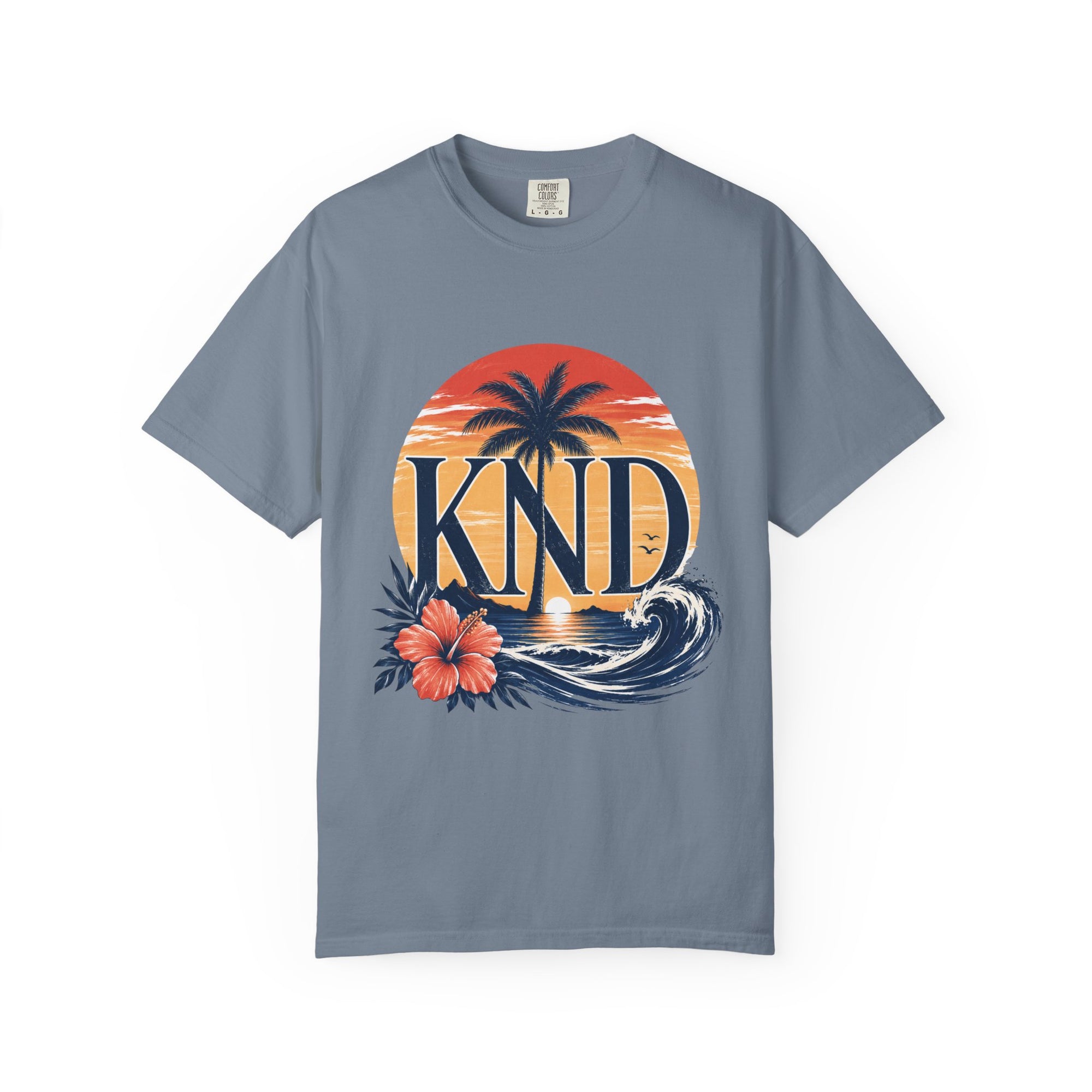 KND Classic garment-dyed graphic T-shirt - KND Brand