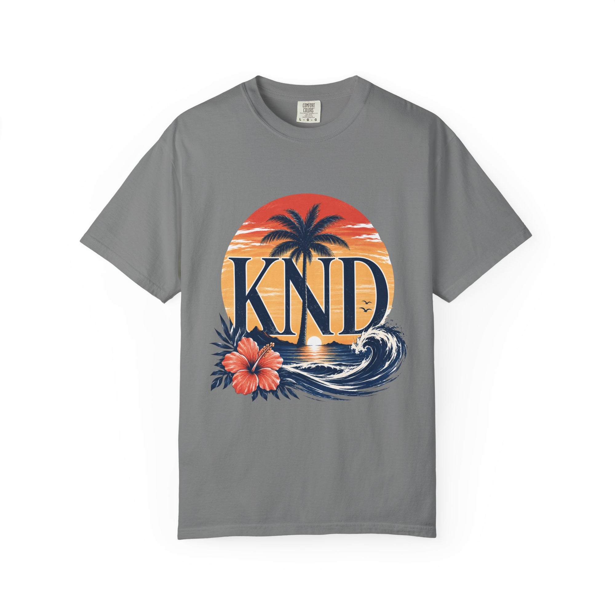 KND Classic garment-dyed graphic T-shirt - KND Brand