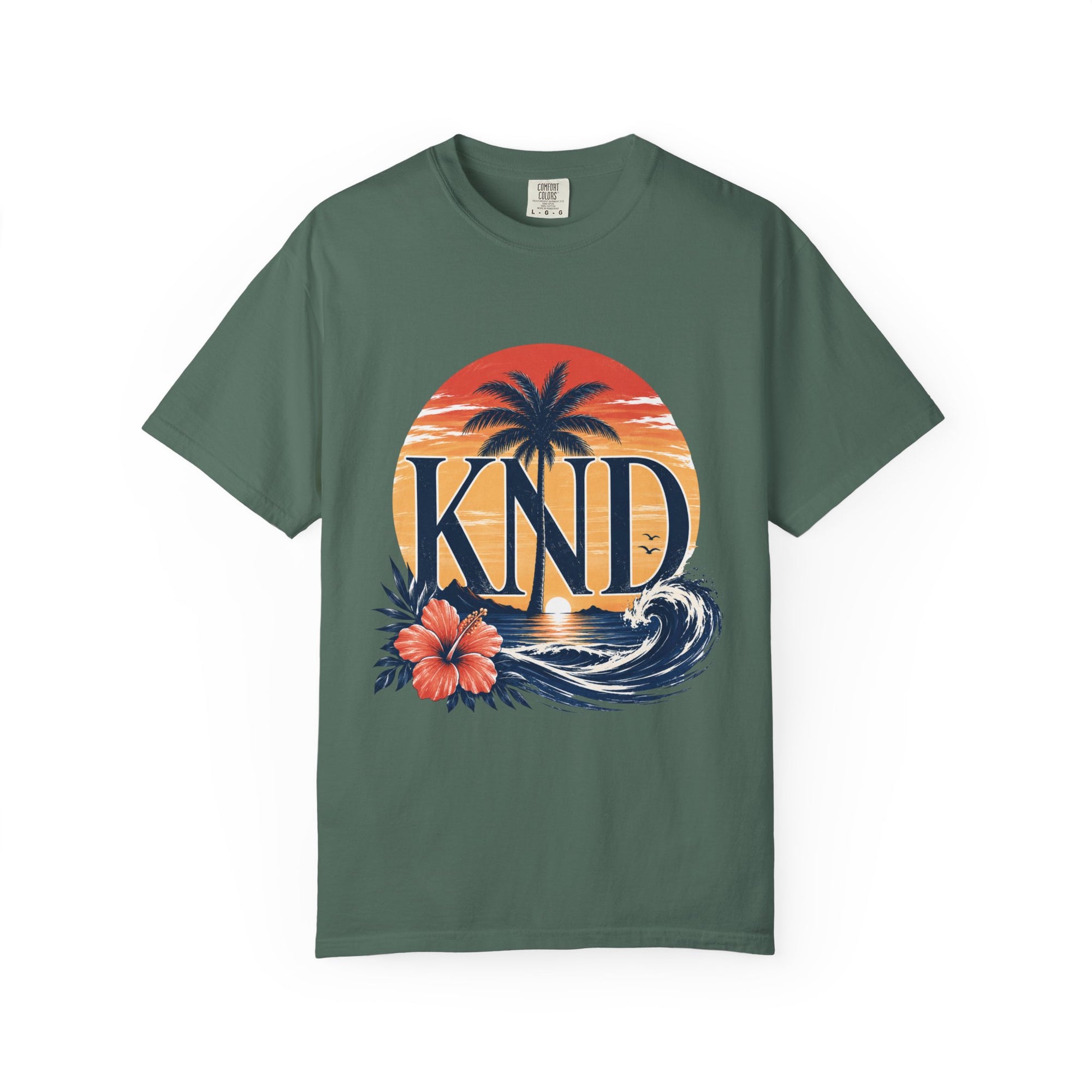 KND Classic garment-dyed graphic T-shirt - KND Brand