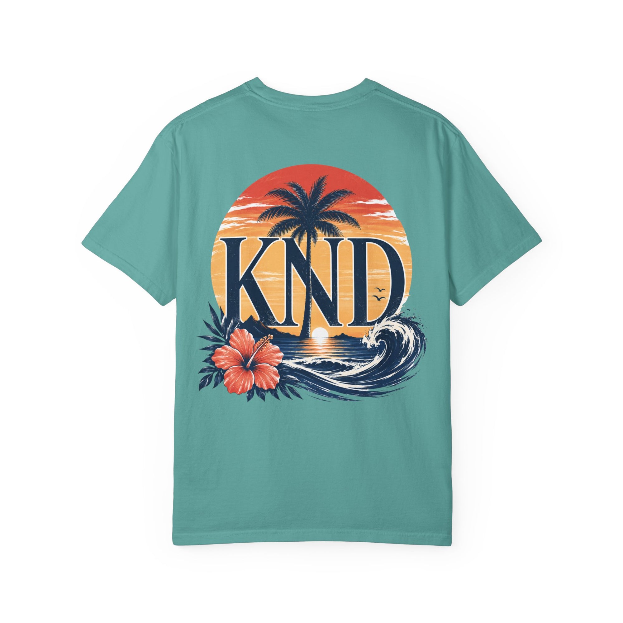 KND Coastal Culture Tee garment-dyed unisex graphic T-shirt - KND Brand