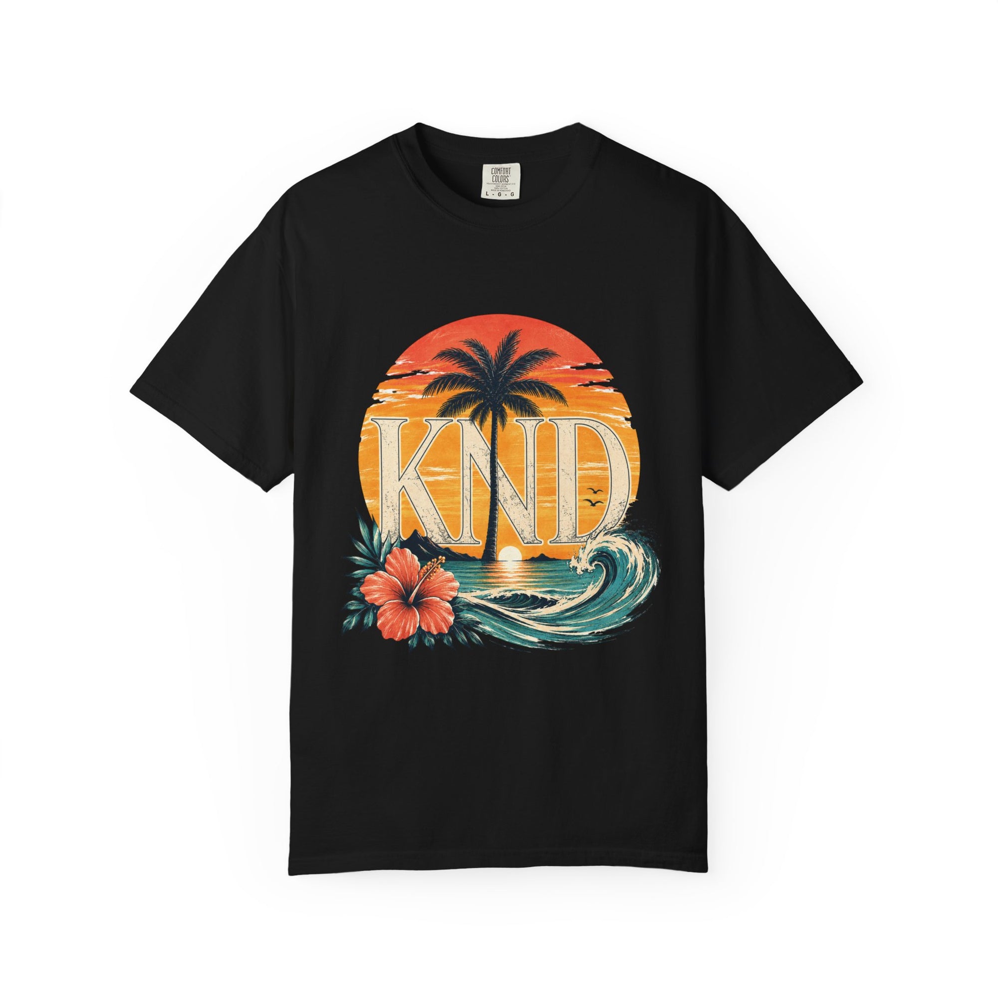 KND Classic garment-dyed graphic T-shirt - KND Brand