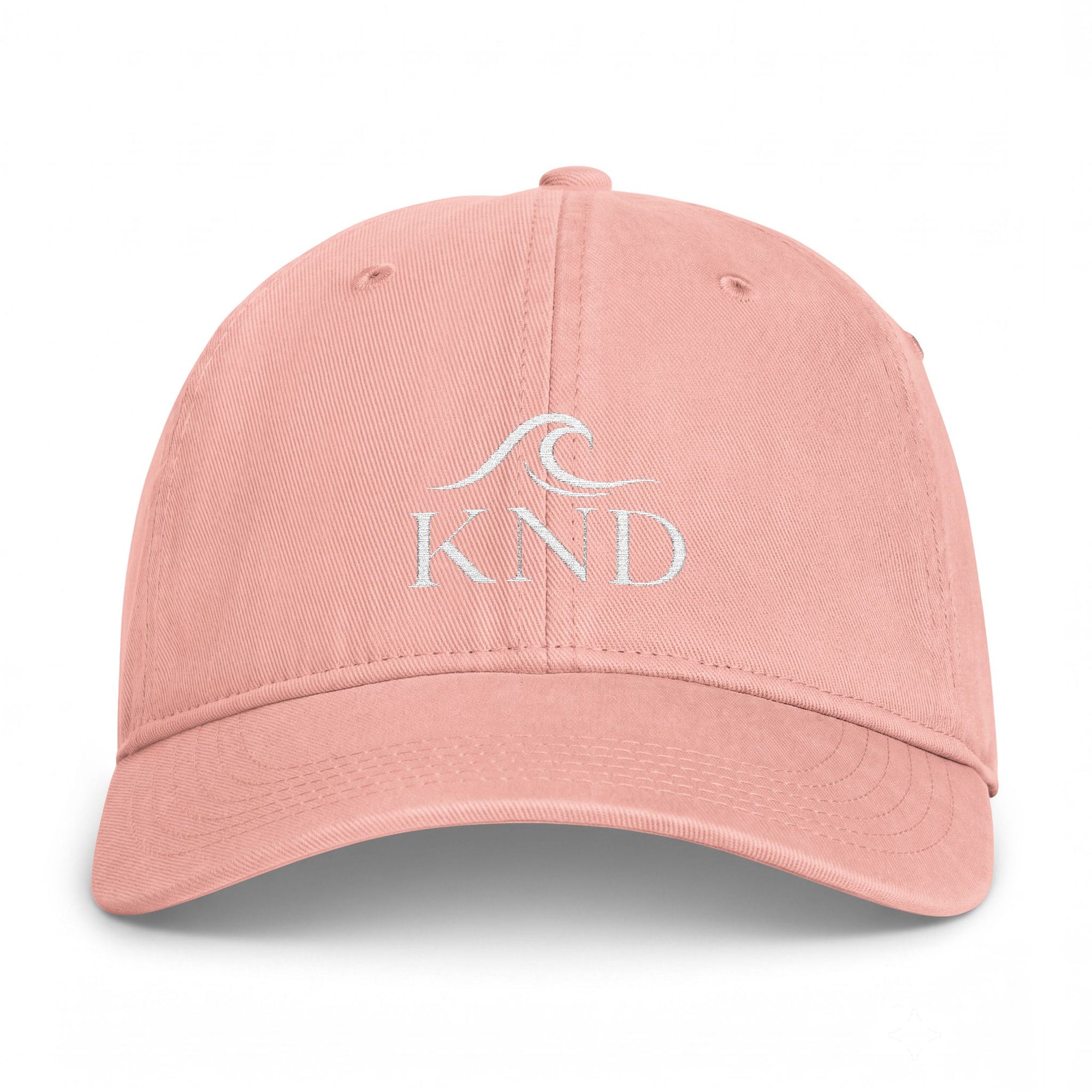 KND Coastal Washed Cap with embroidered wave logo