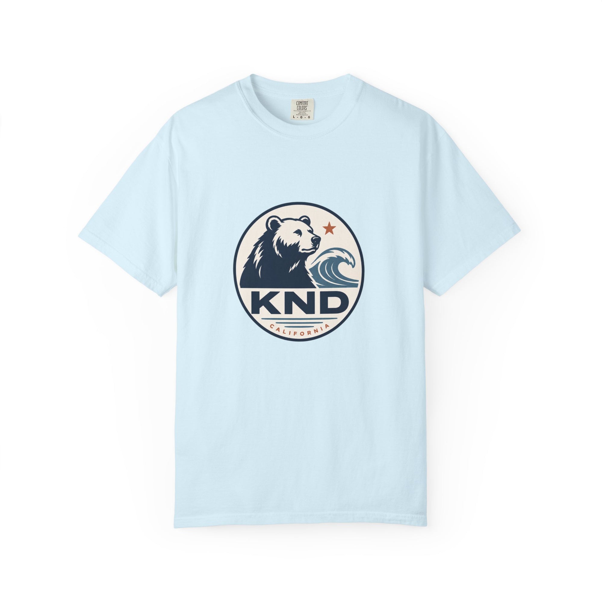 KND West Coast Energy Tee garment-dyed unisex graphic T-shirt - KND Brand