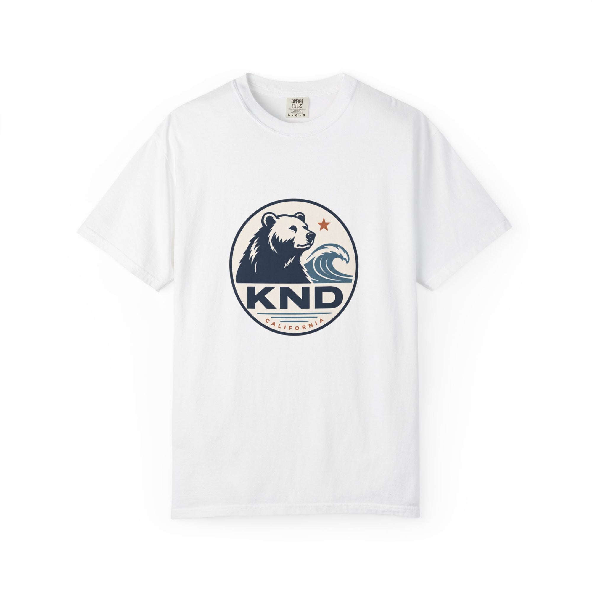 KND West Coast Energy Tee garment-dyed unisex graphic T-shirt - KND Brand