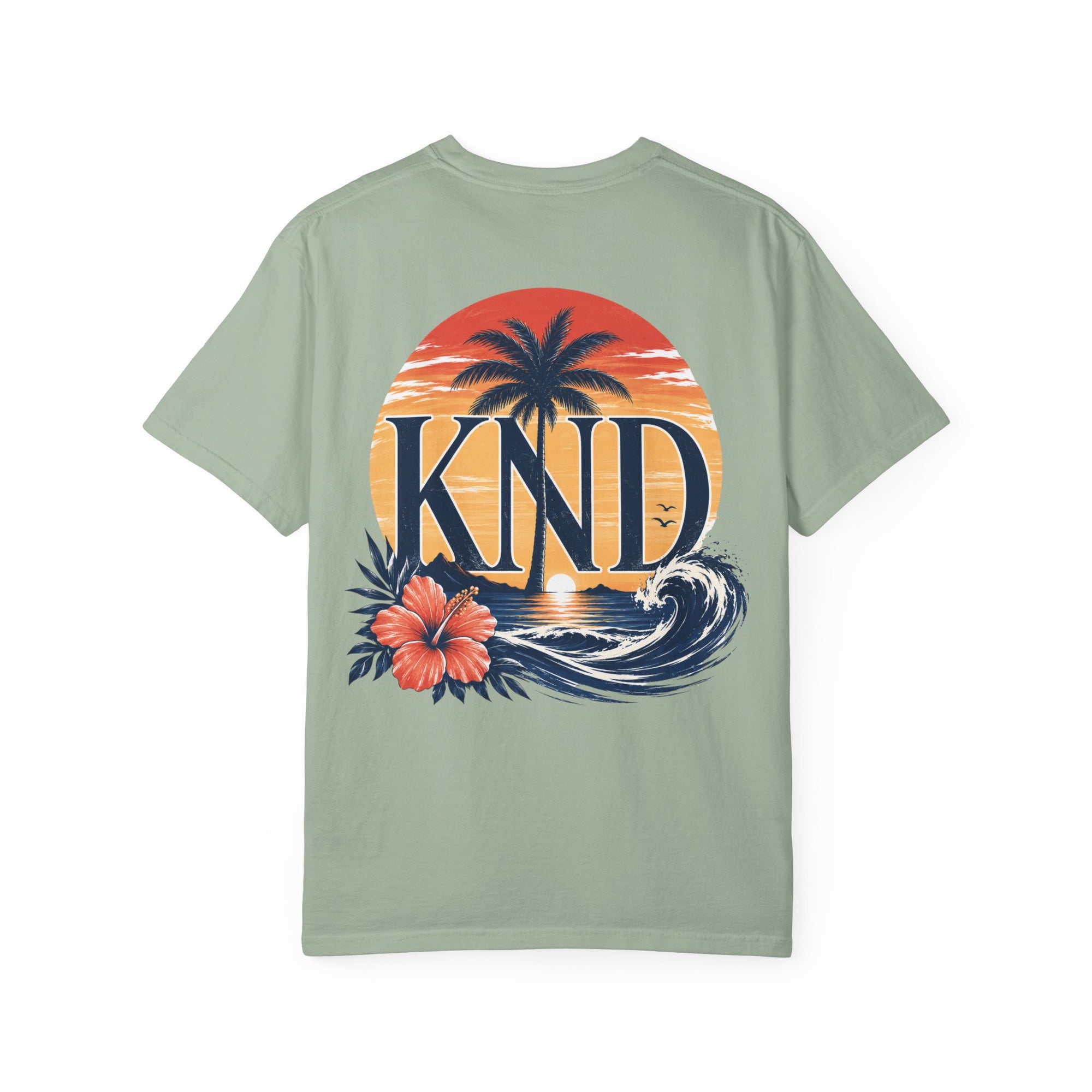KND Coastal Culture Tee garment-dyed unisex graphic T-shirt - KND Brand