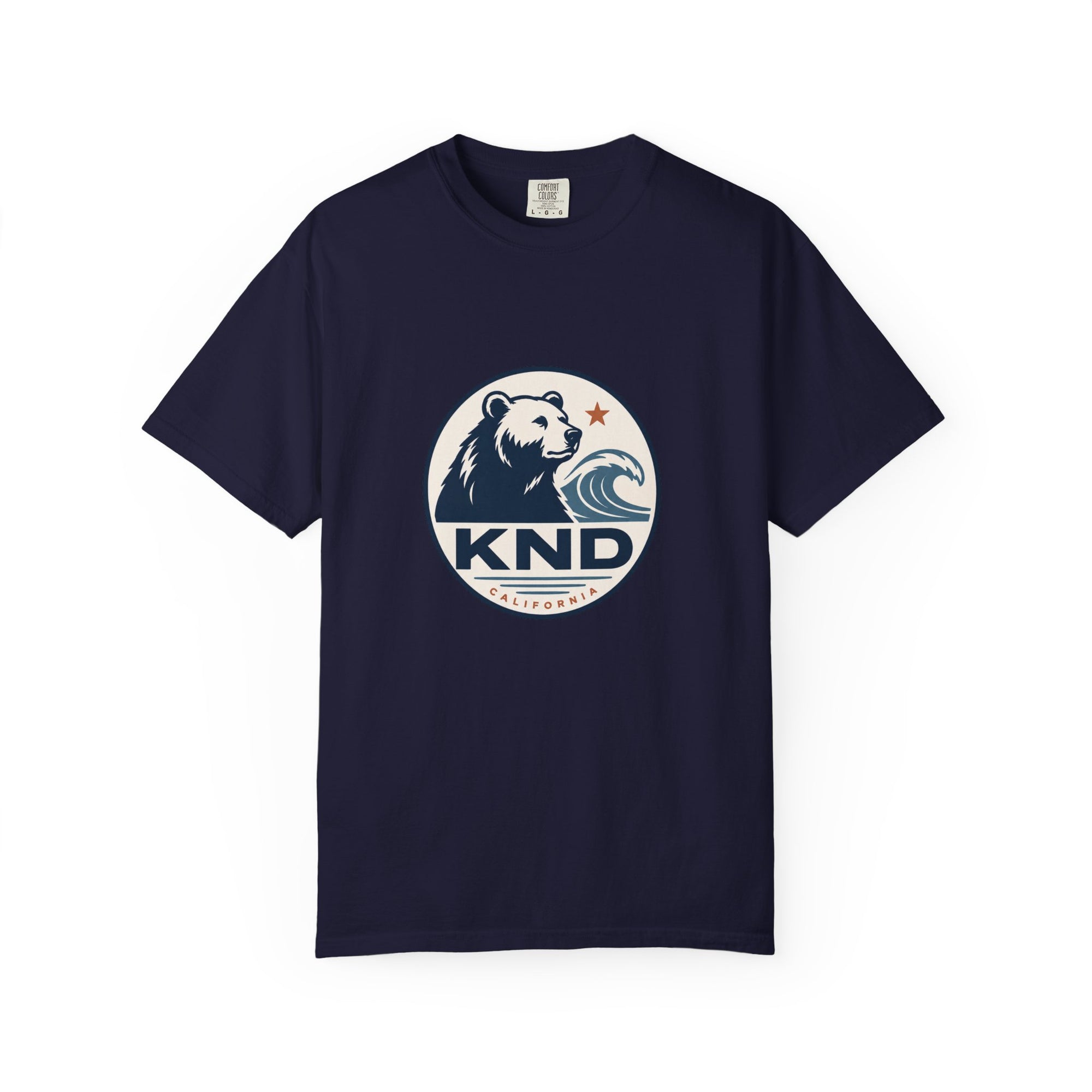 KND West Coast Energy Tee garment-dyed unisex graphic T-shirt - KND Brand