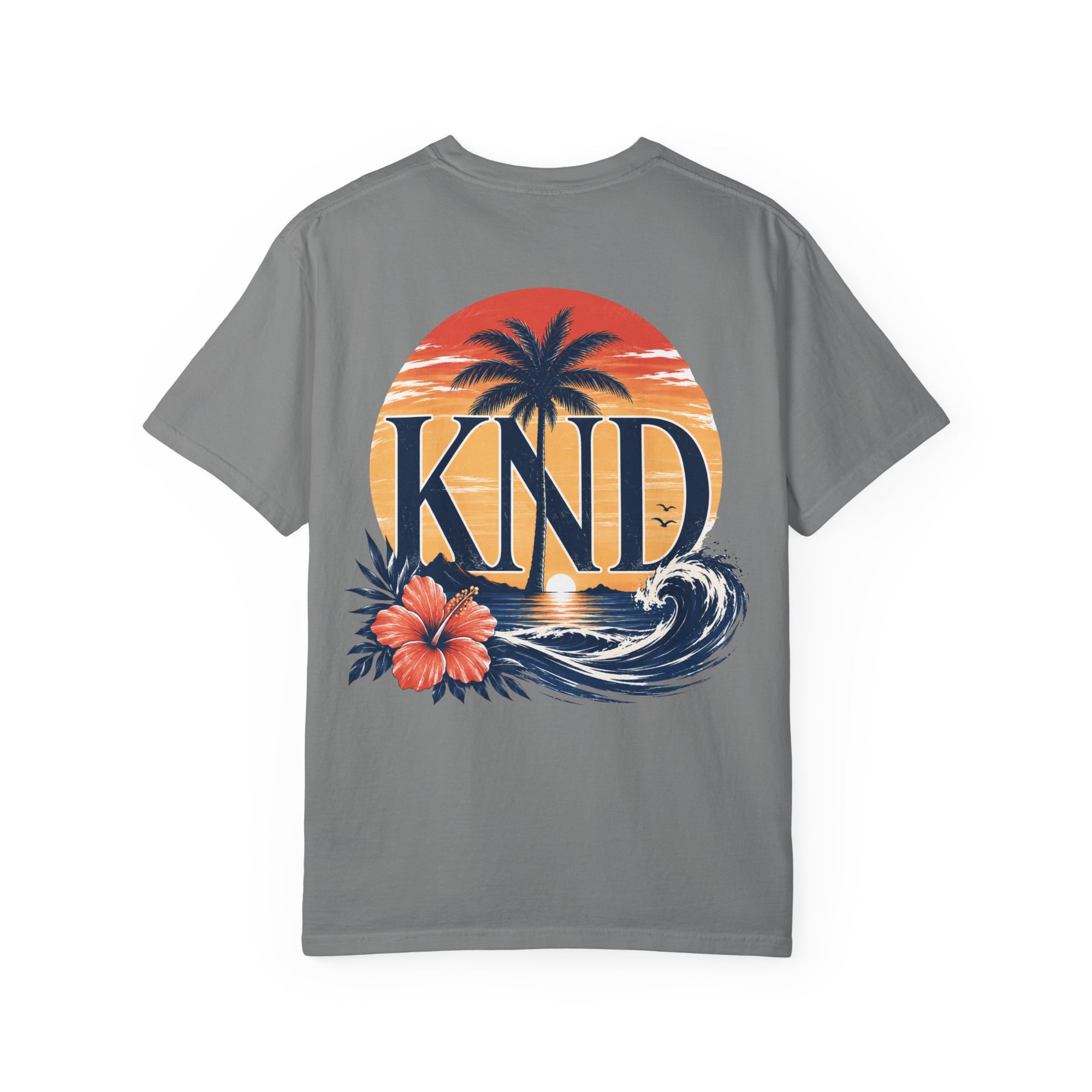 KND Coastal Culture Tee garment-dyed unisex graphic T-shirt - KND Brand