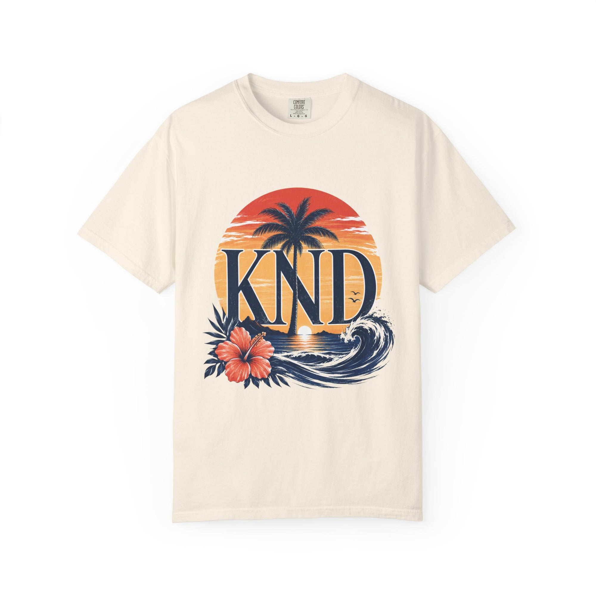 KND Classic garment-dyed graphic T-shirt - KND Brand