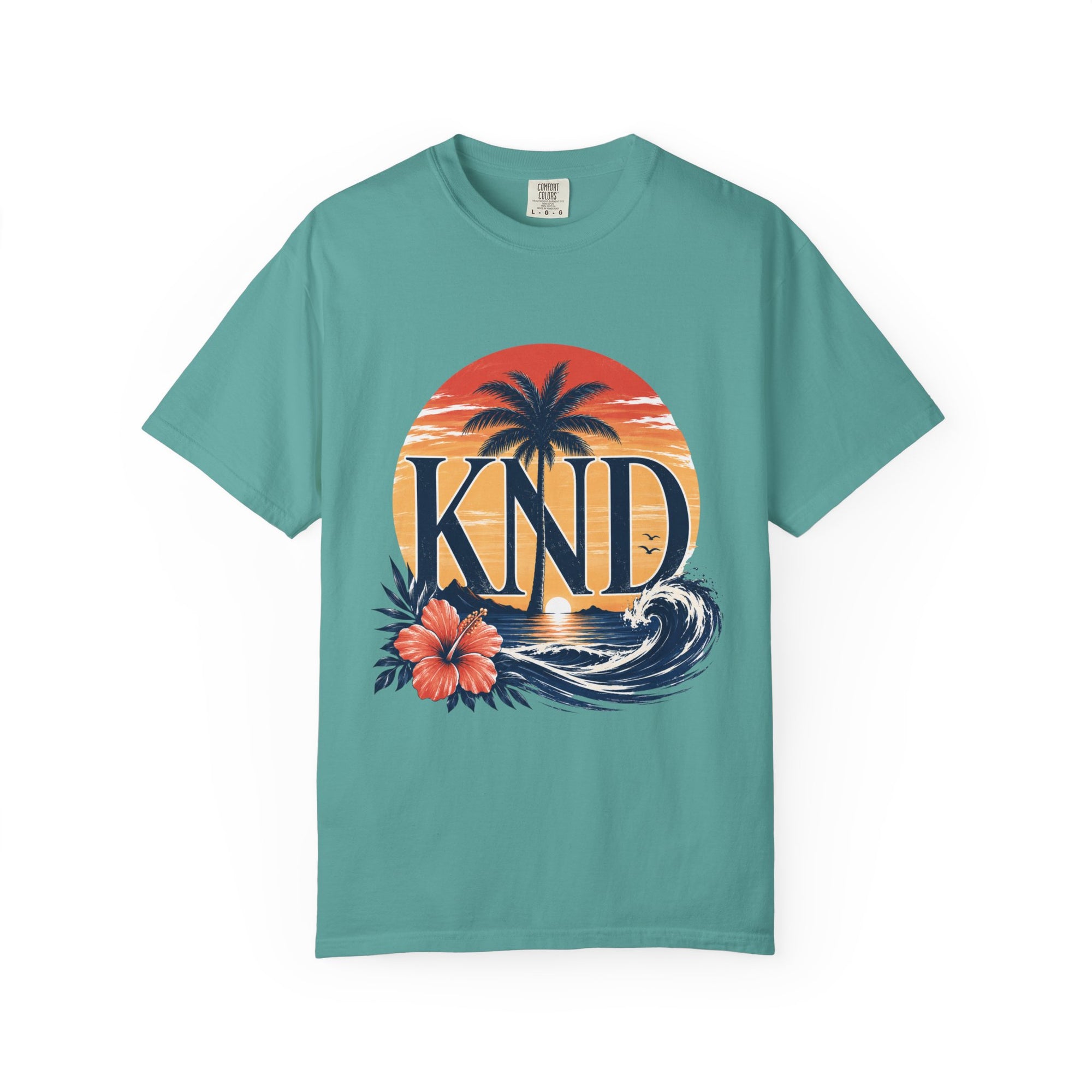 KND Classic garment-dyed graphic T-shirt - KND Brand