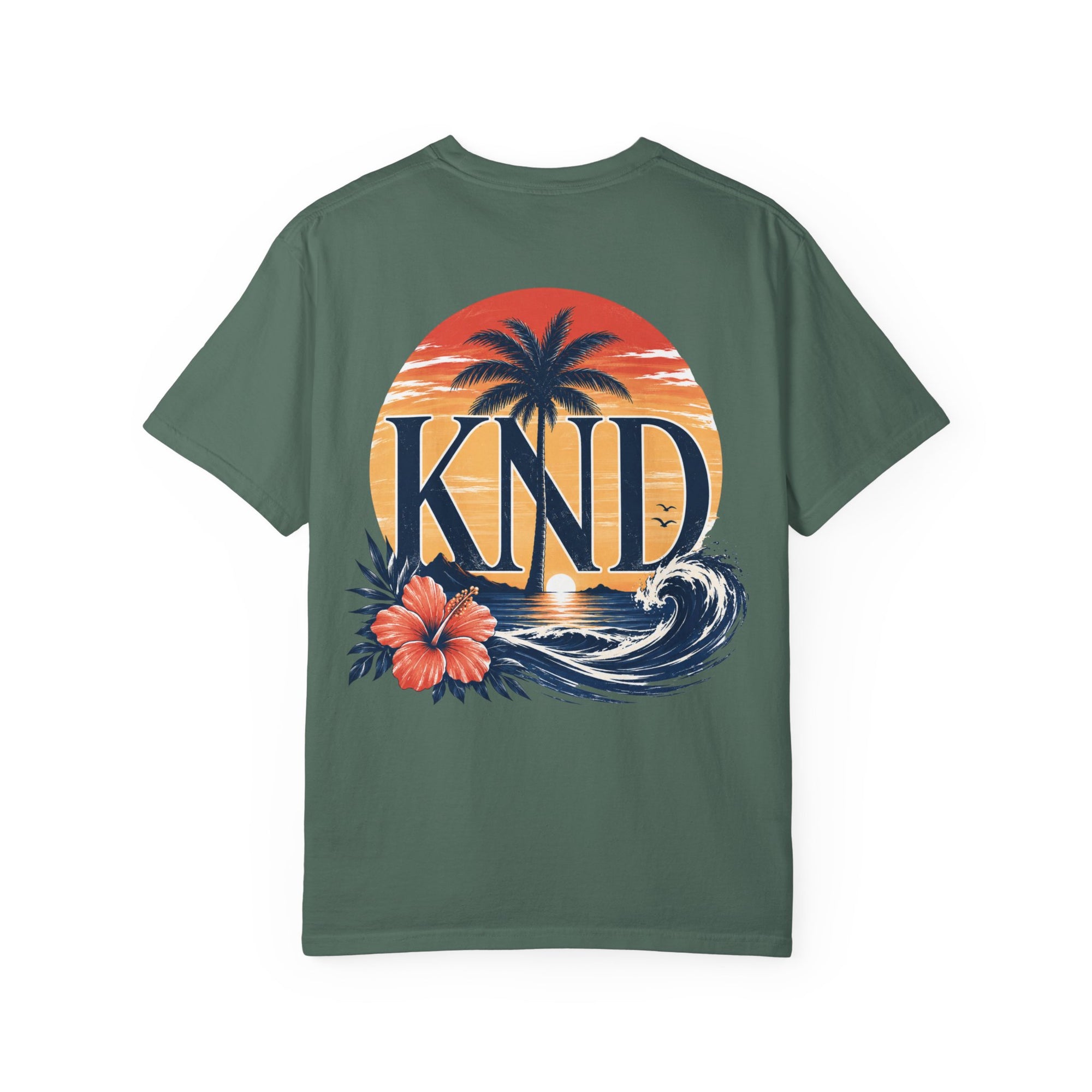 KND Coastal Culture Tee garment-dyed unisex graphic T-shirt - KND Brand