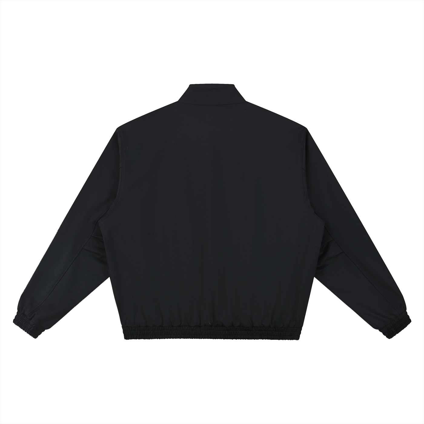 KND Stand Collar Bomber Jacket — back flat lay