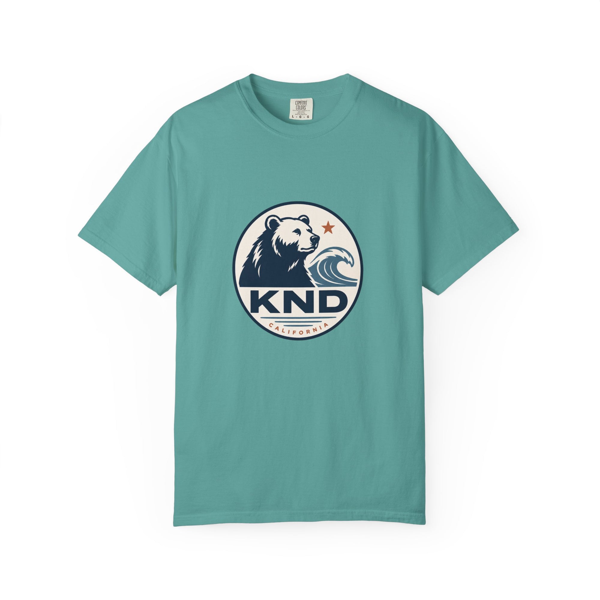 KND West Coast Energy Tee garment-dyed unisex graphic T-shirt - KND Brand