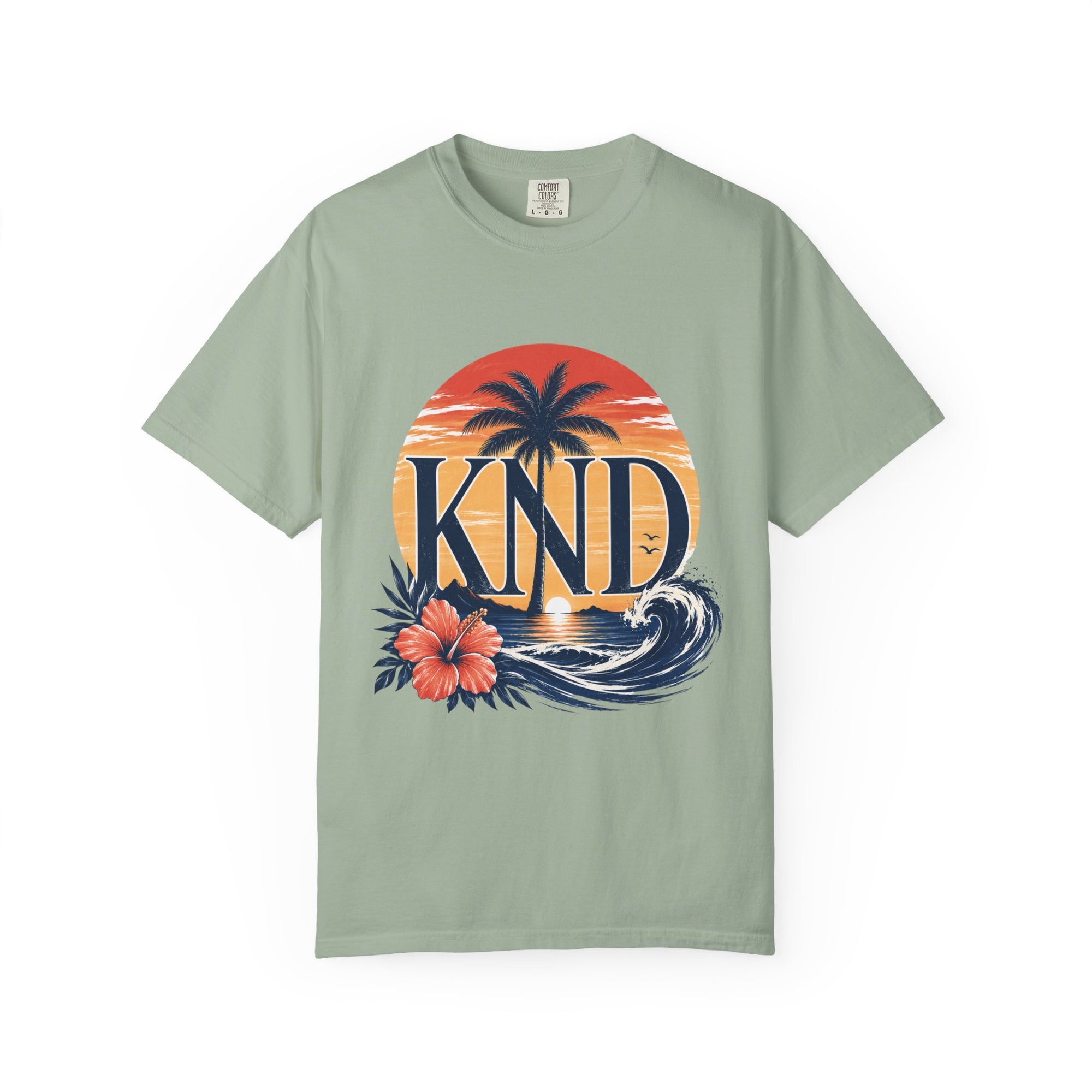 KND Classic garment-dyed graphic T-shirt - KND Brand
