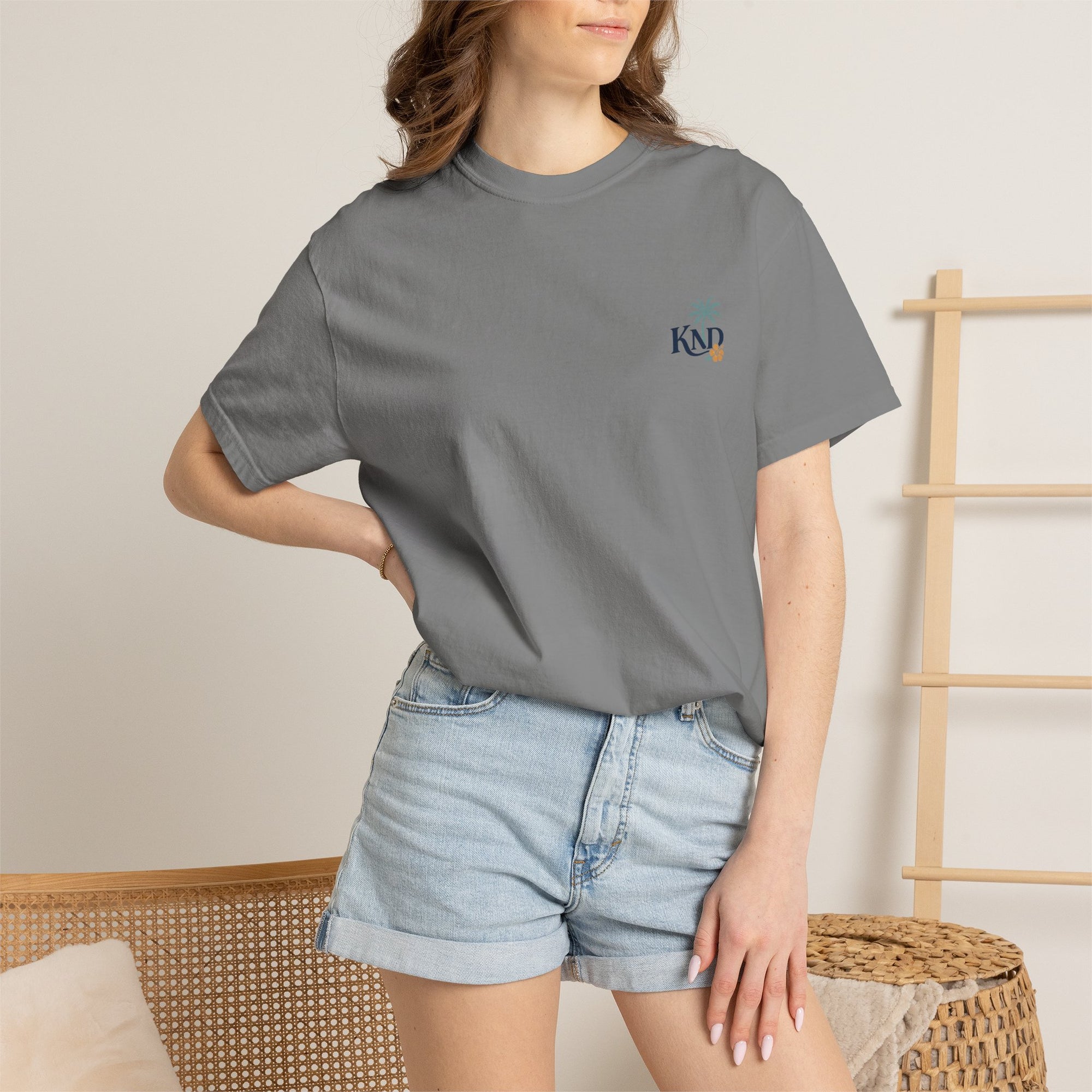 KND Coastal Culture Tee garment-dyed unisex graphic T-shirt - KND Brand