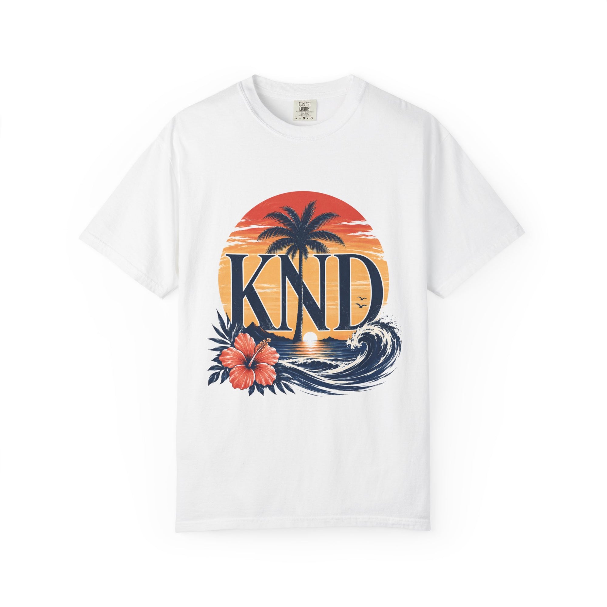 KND Classic garment-dyed graphic T-shirt - KND Brand