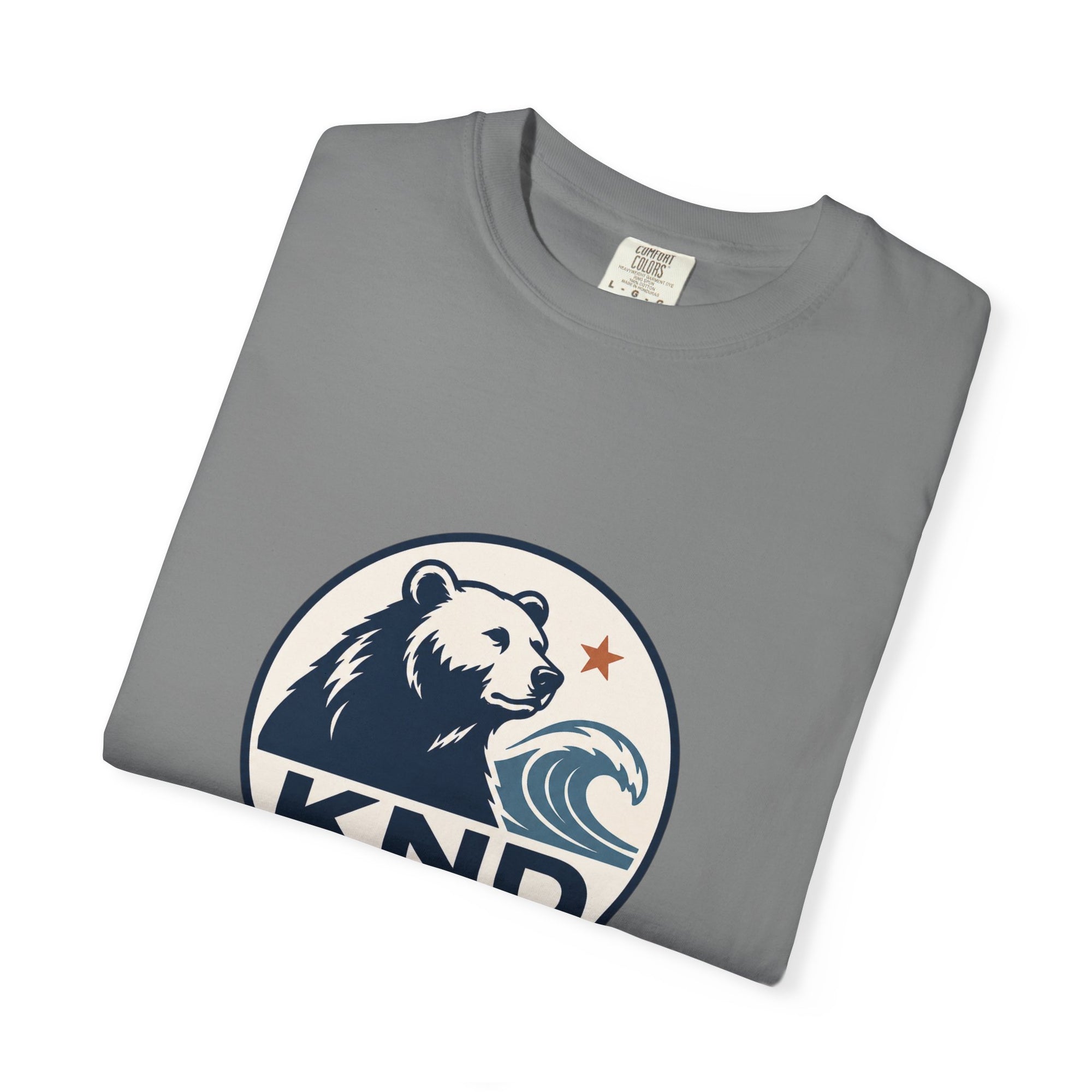 KND West Coast Energy Tee garment-dyed unisex graphic T-shirt - KND Brand