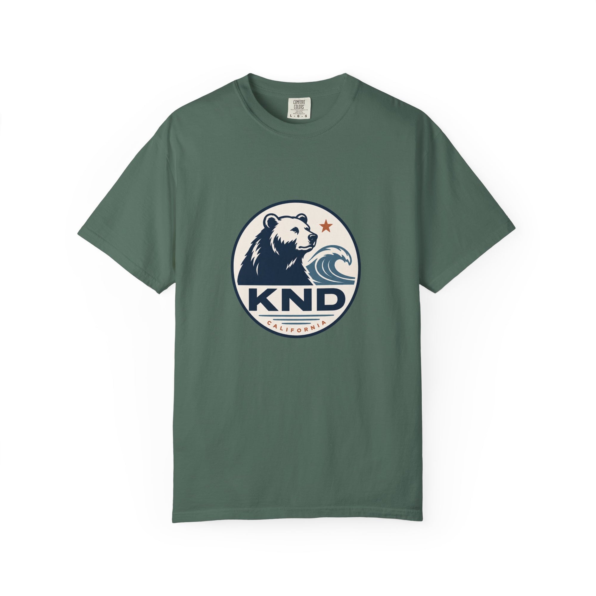 KND West Coast Energy Tee garment-dyed unisex graphic T-shirt - KND Brand