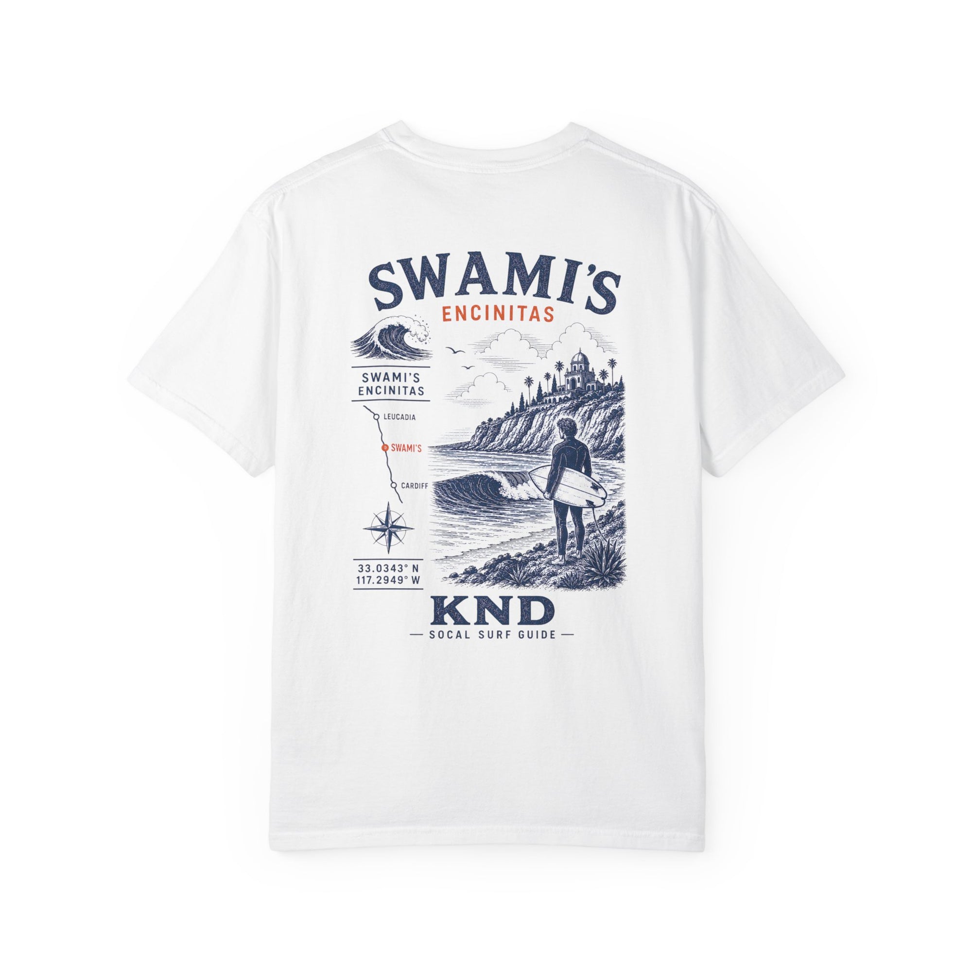 Swami’s Surf Tee — Garment-Dyed Heavyweight Cotton | KND SoCal