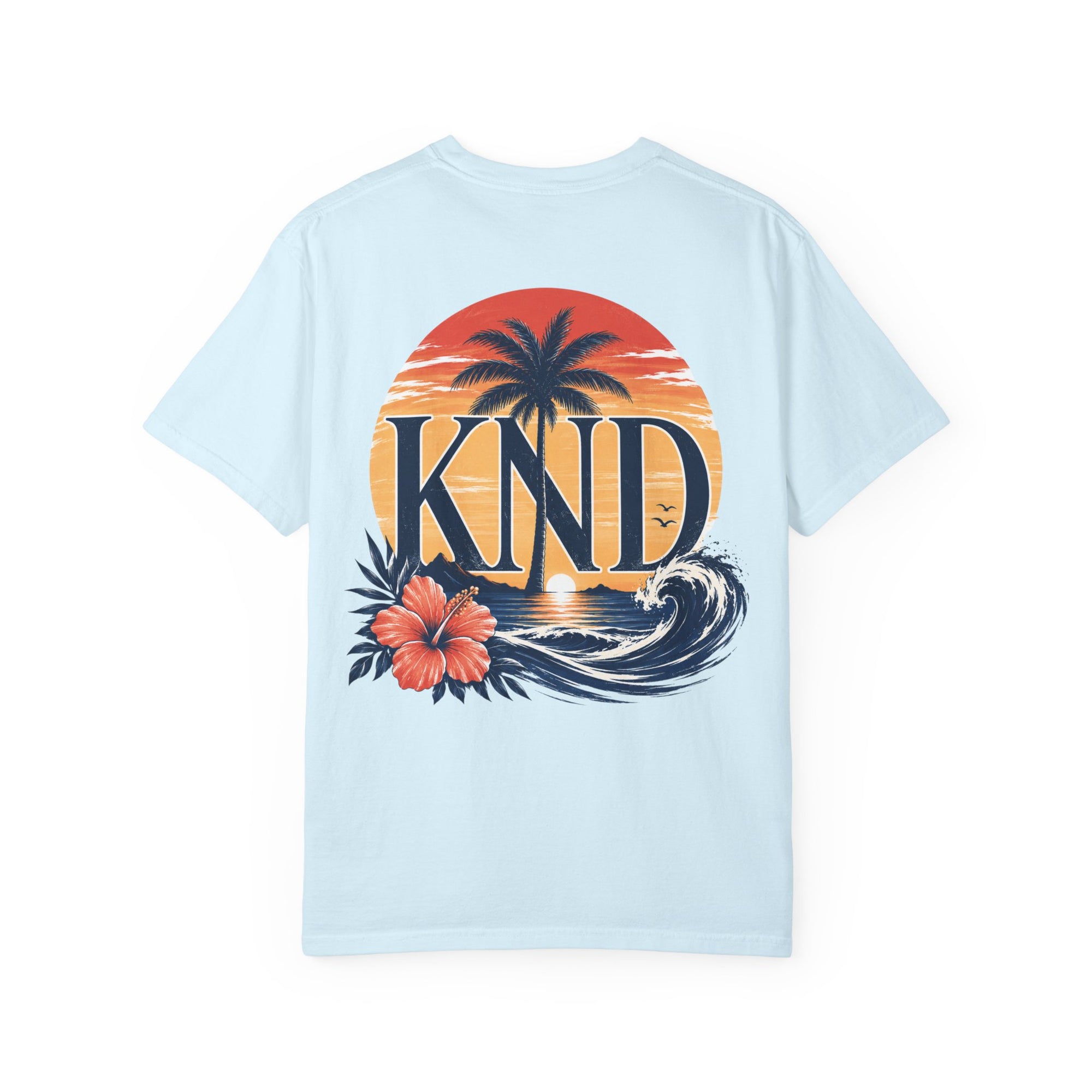 KND Coastal Culture Tee garment-dyed unisex graphic T-shirt - KND Brand
