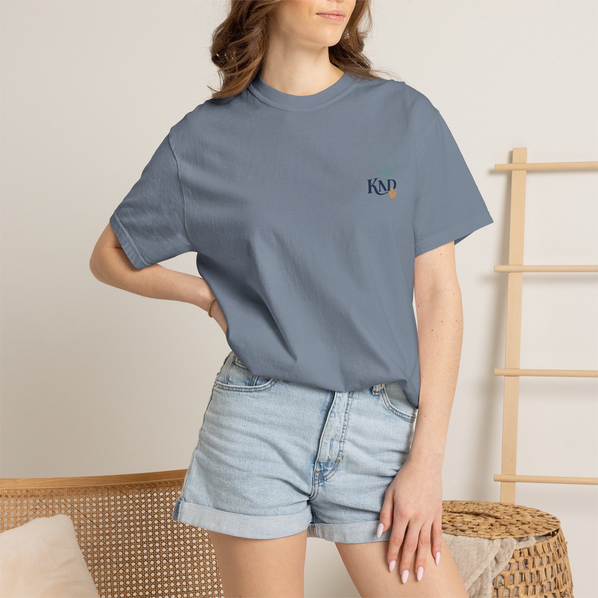 KND Coastal Culture Tee garment-dyed unisex graphic T-shirt - KND Brand