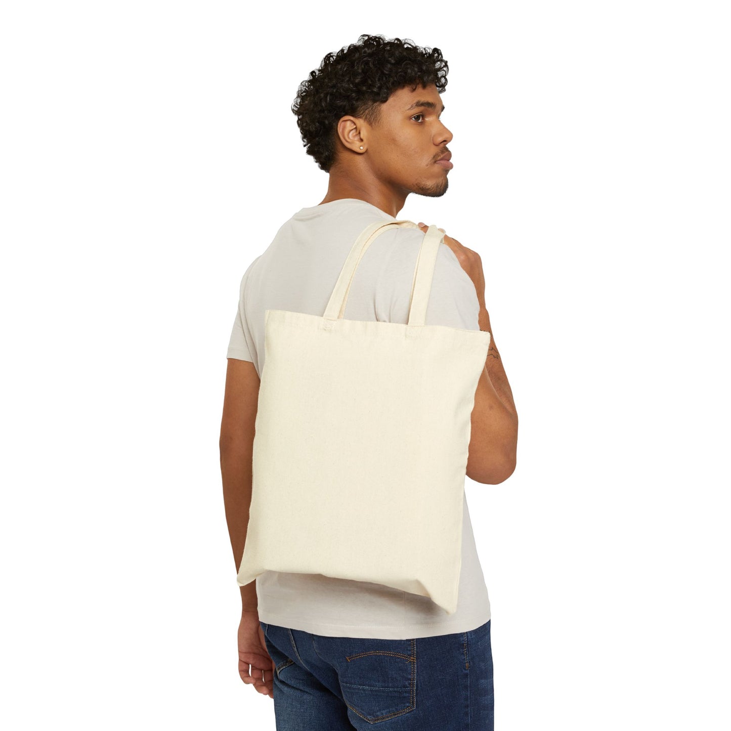 Canvas Tote Bag — KND Coastal Surf Design (Palm Tree & Surfboard)