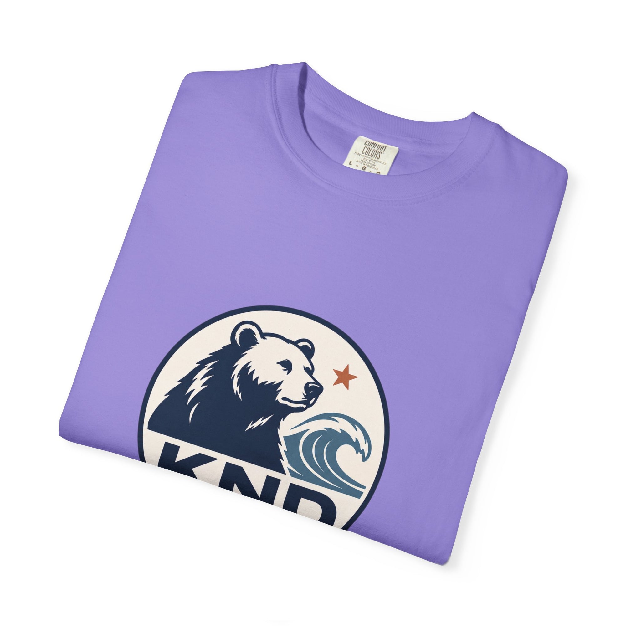 KND West Coast Energy Tee garment-dyed unisex graphic T-shirt - KND Brand