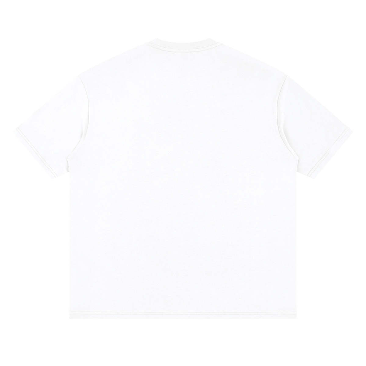 Slow Days, Good Waves Tee, Lucent White — plain back view