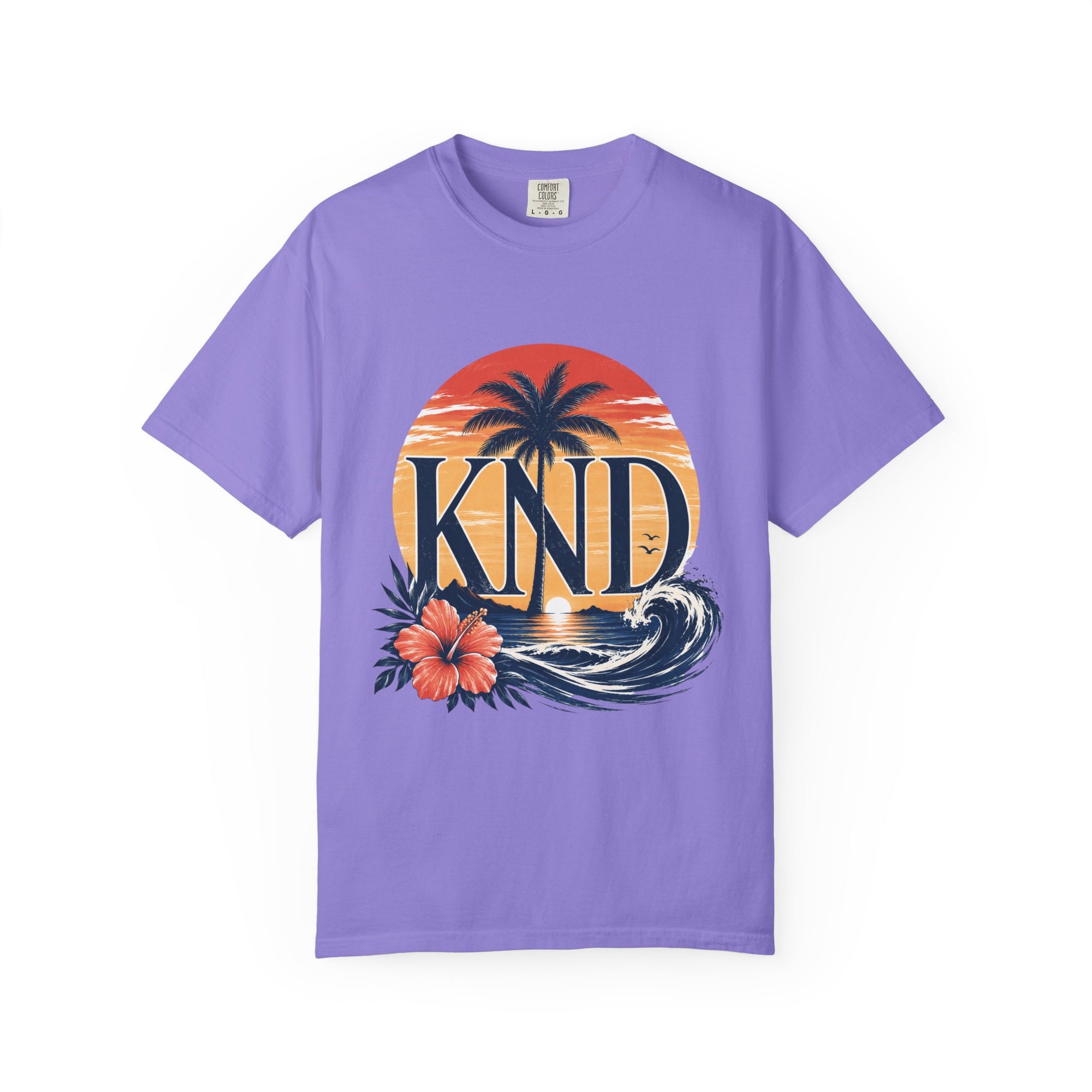 KND Classic garment-dyed graphic T-shirt - KND Brand
