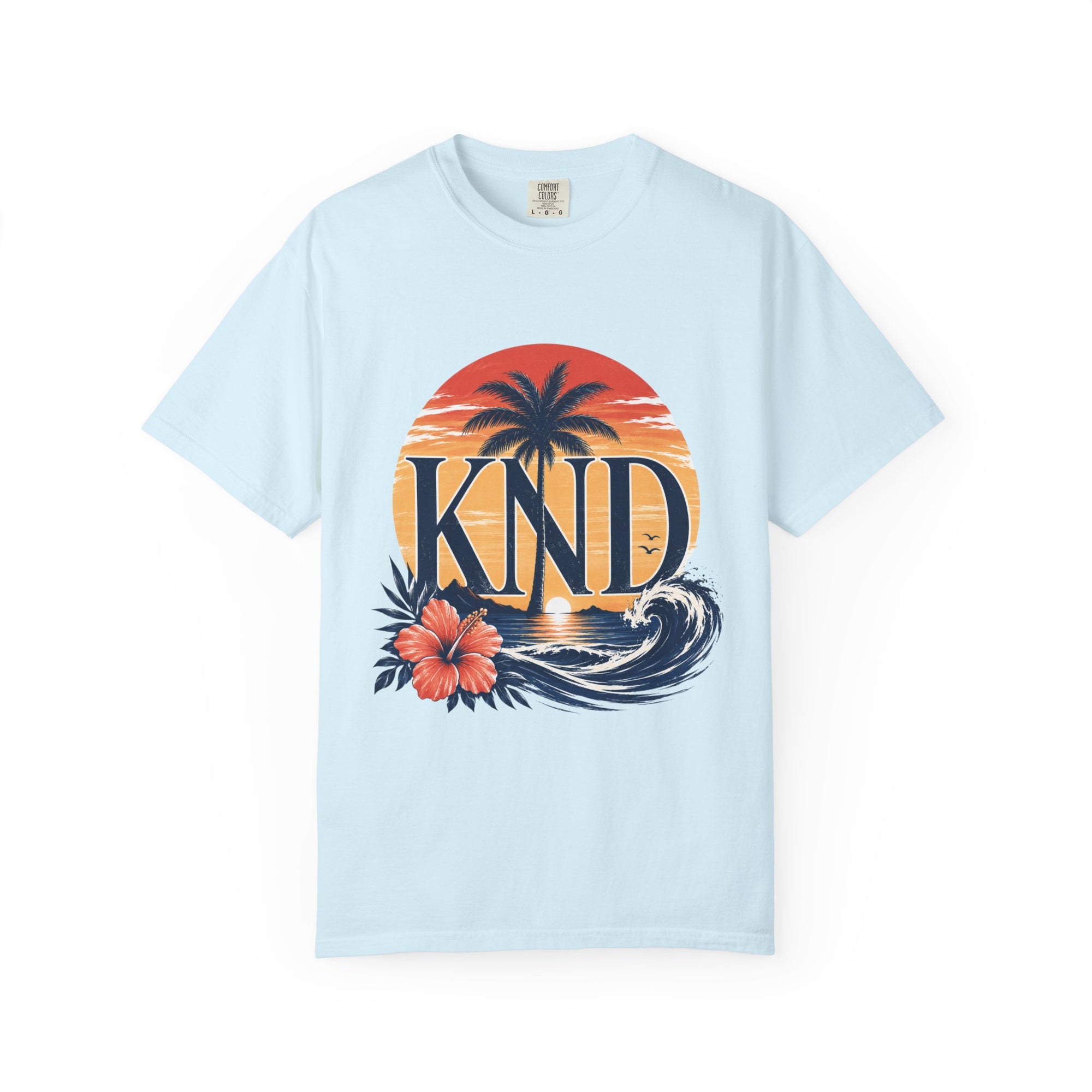 KND Classic garment-dyed graphic T-shirt - KND Brand