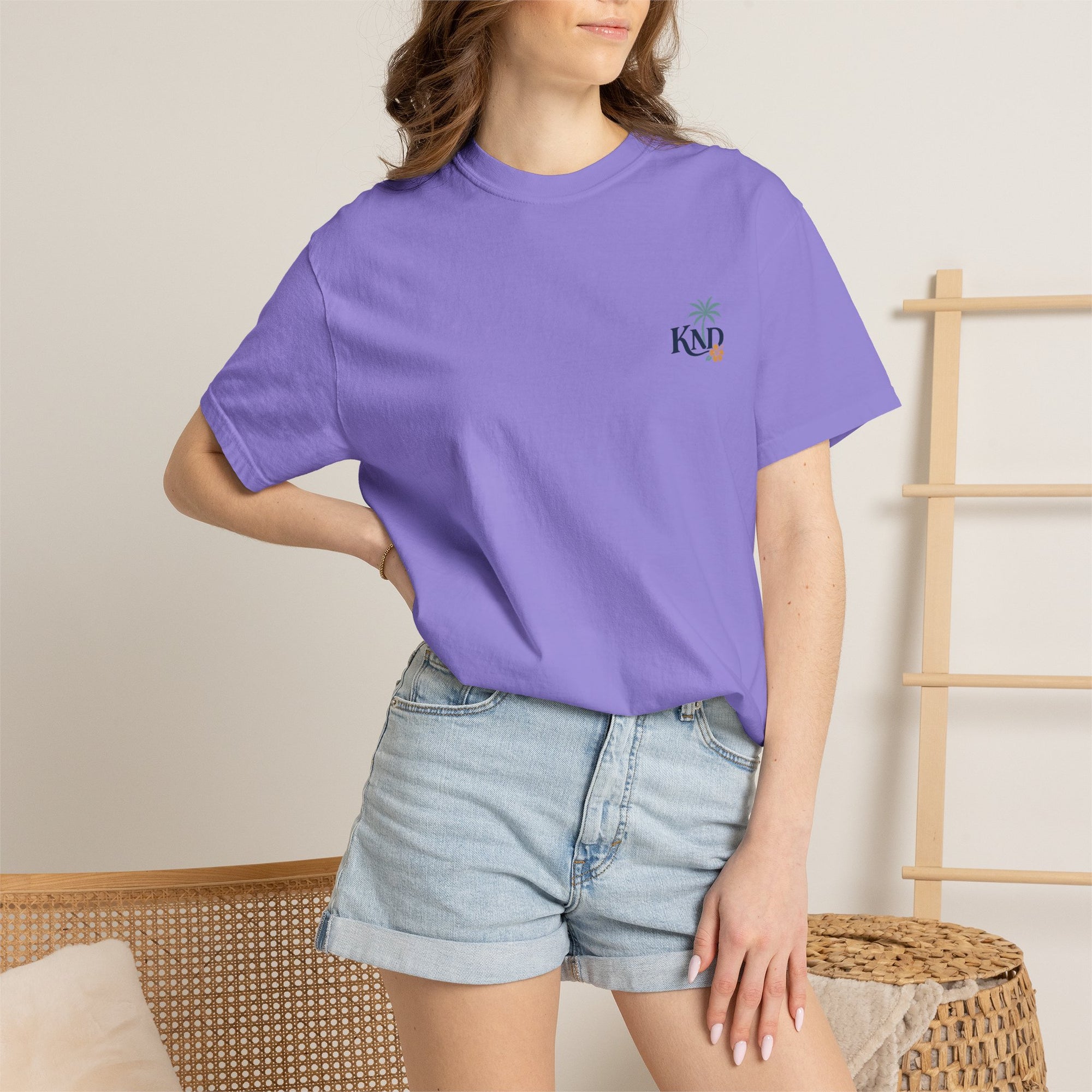KND Coastal Culture Tee garment-dyed unisex graphic T-shirt - KND Brand