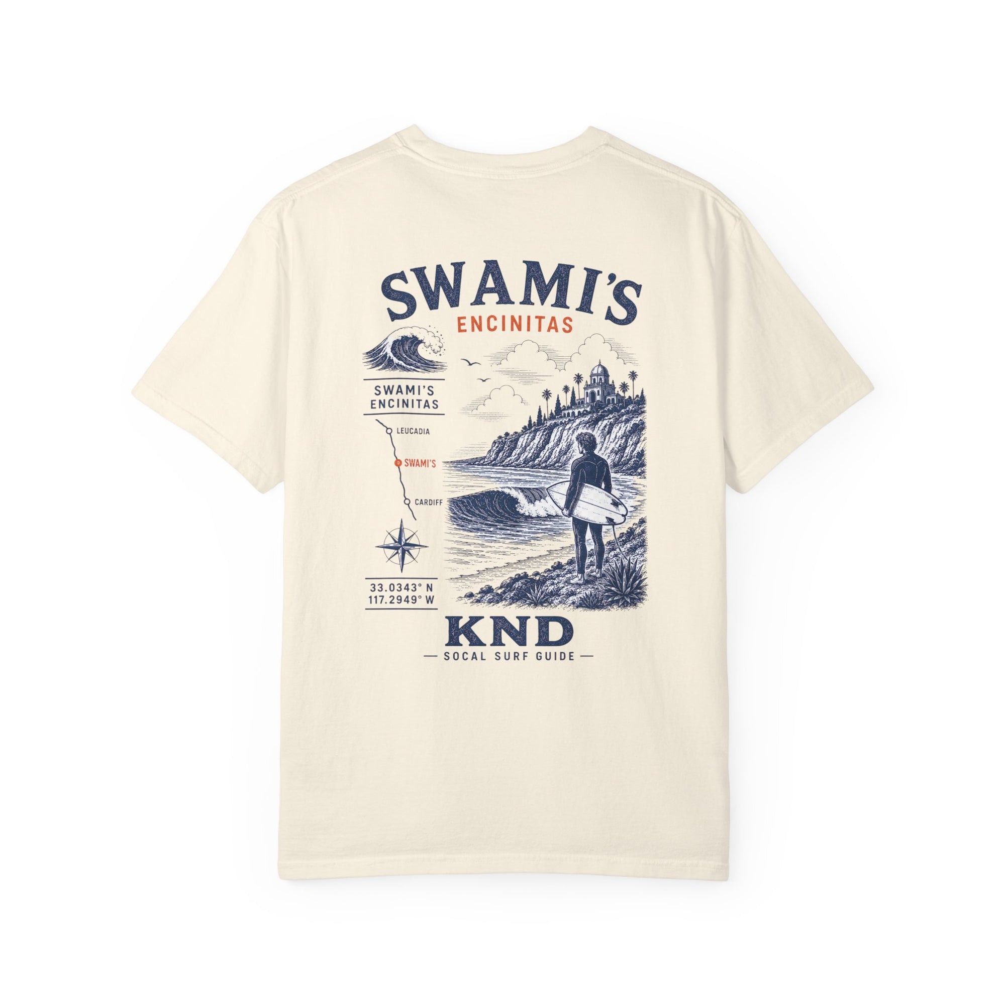 Swami’s Surf Tee — Garment-Dyed Heavyweight Cotton | KND SoCal